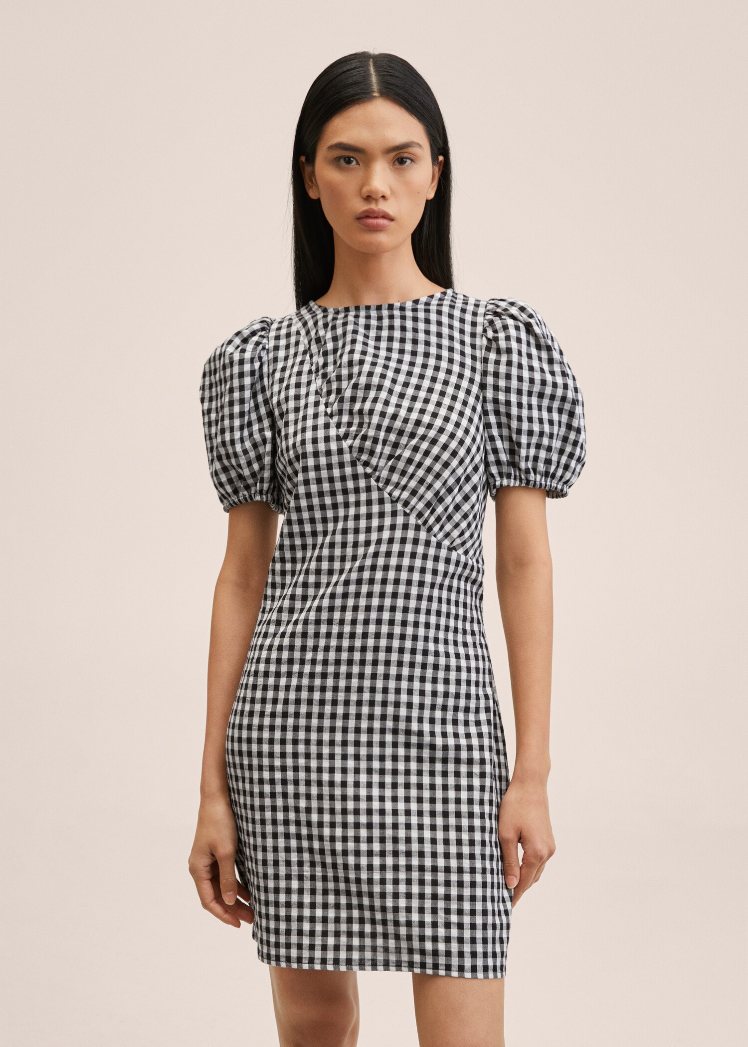 Vestido cuadro vichy - Plano medio
