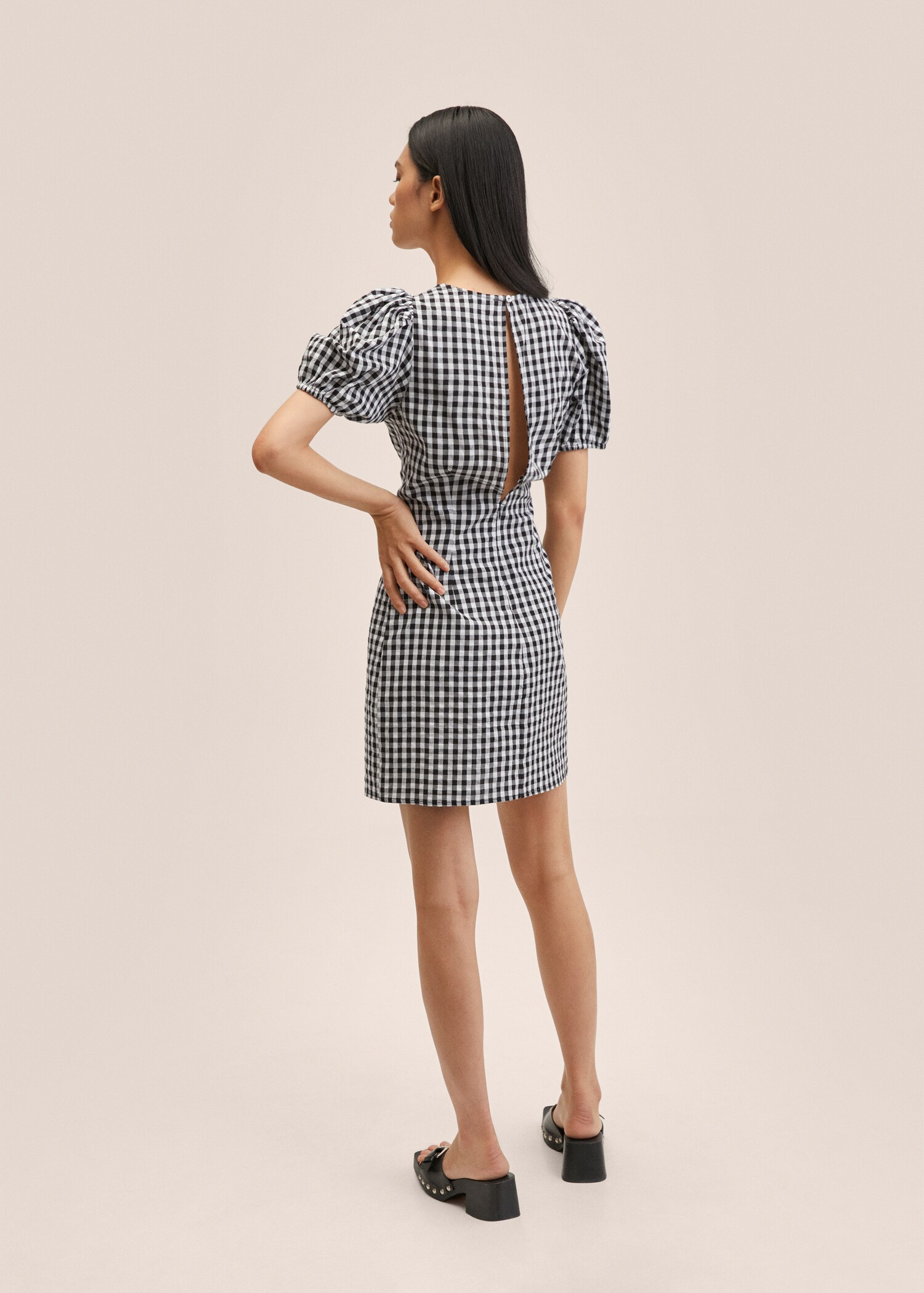 Vestido cuadro vichy - Reverso del artículo