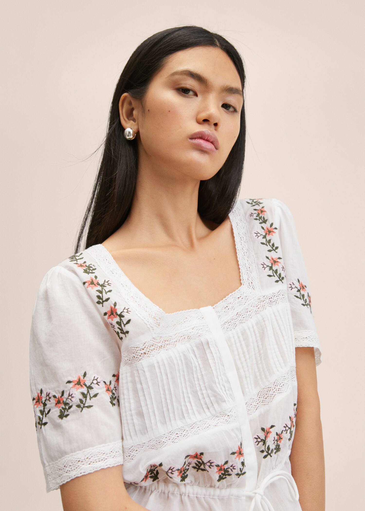 Blusa algodón bordados - Detalle del artículo 1