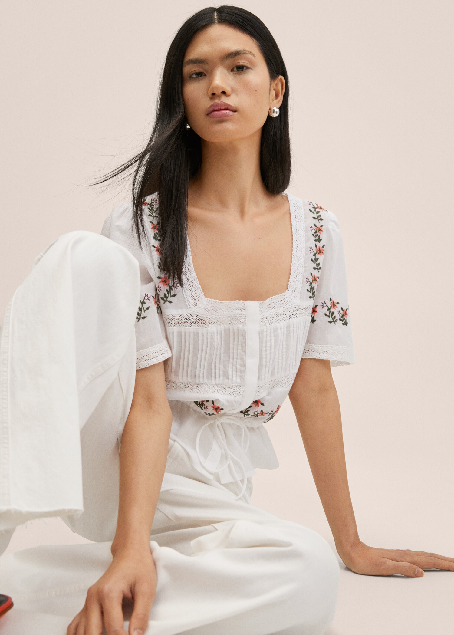 Blusa algodón bordados - Detalle del artículo 2