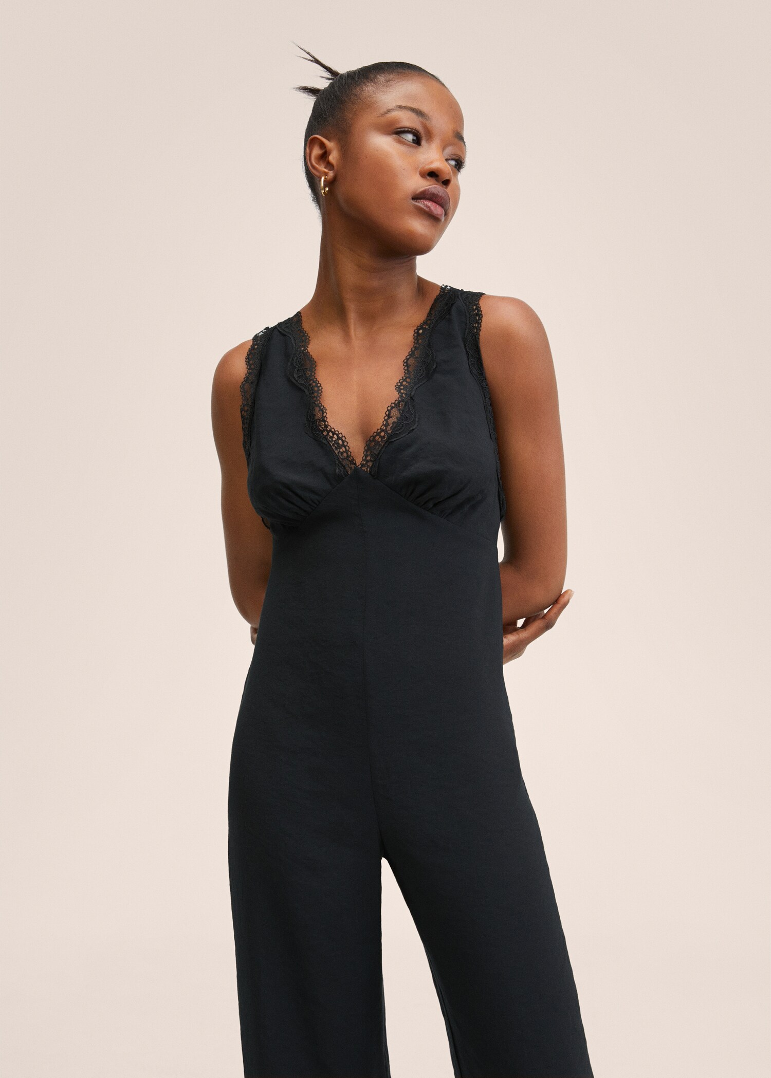 Lace jumpsuit - Medium plane