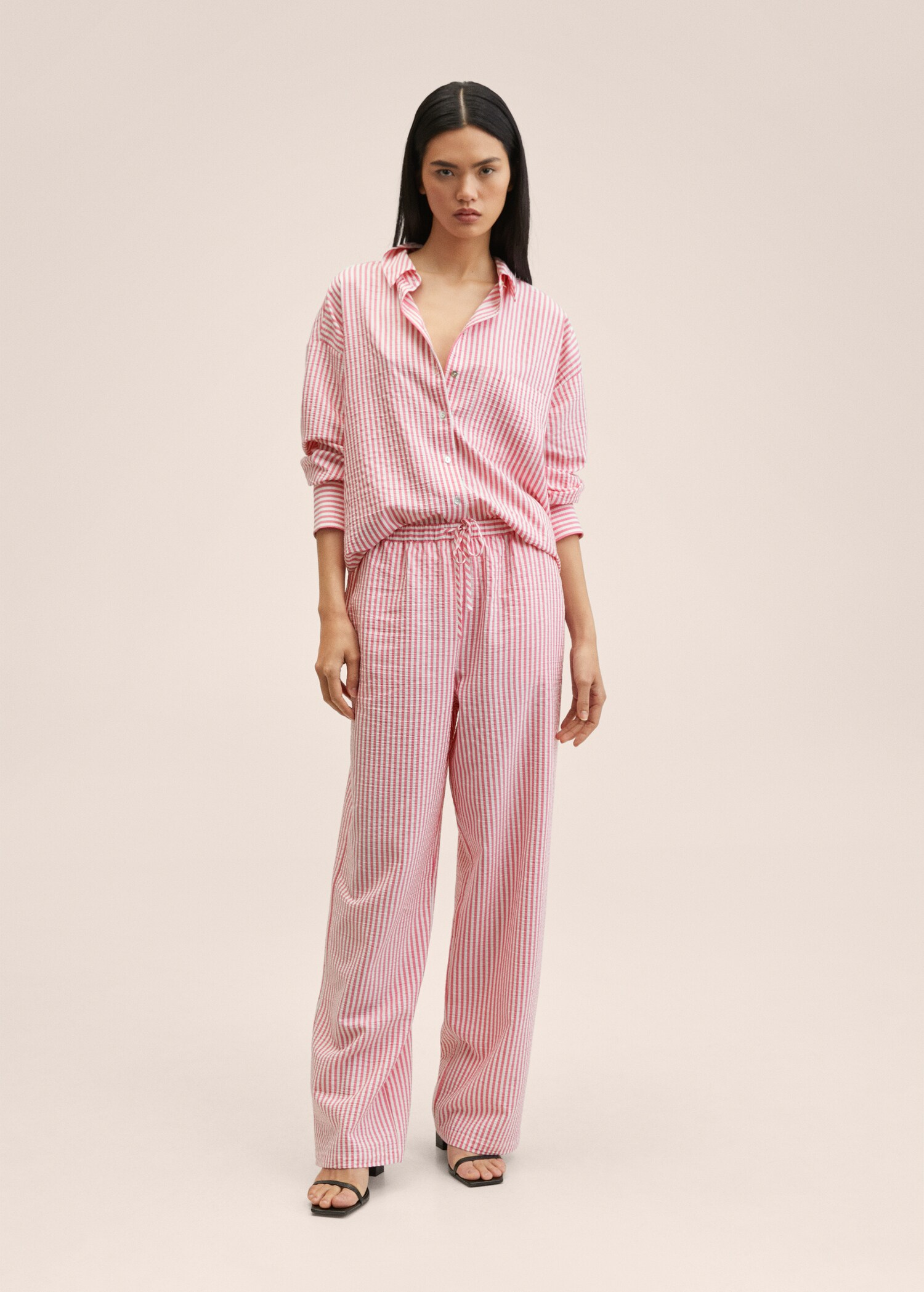 Oversize striped shirt - Details of the article 2