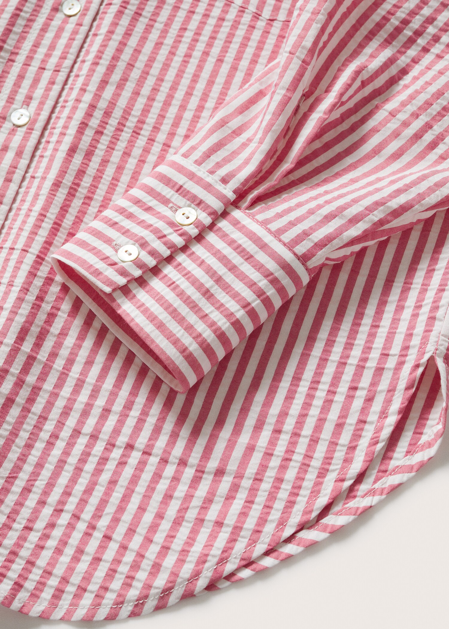 Oversize striped shirt - Details of the article 8