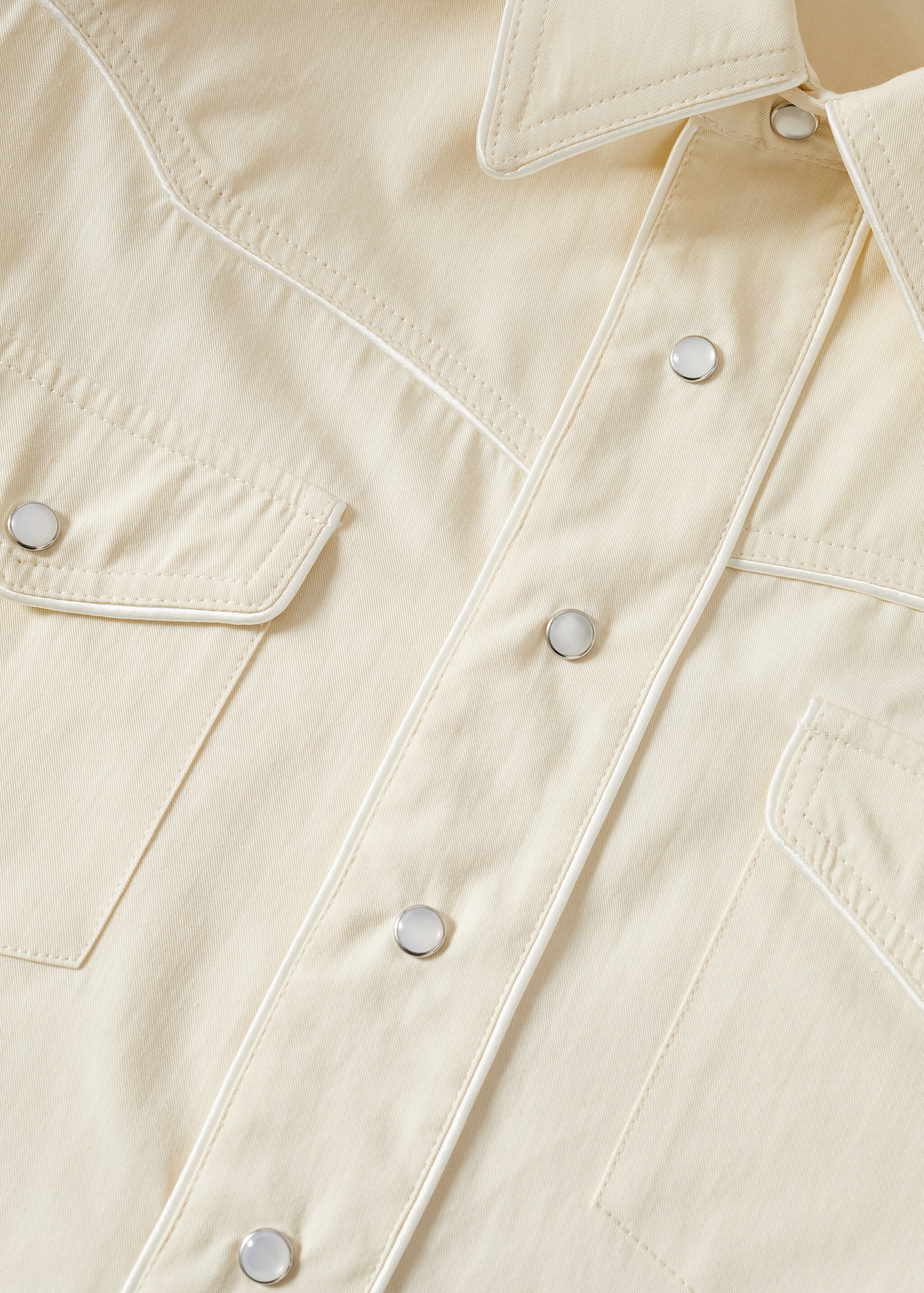 Cotton shirt with shoulder pads  - Details of the article 8
