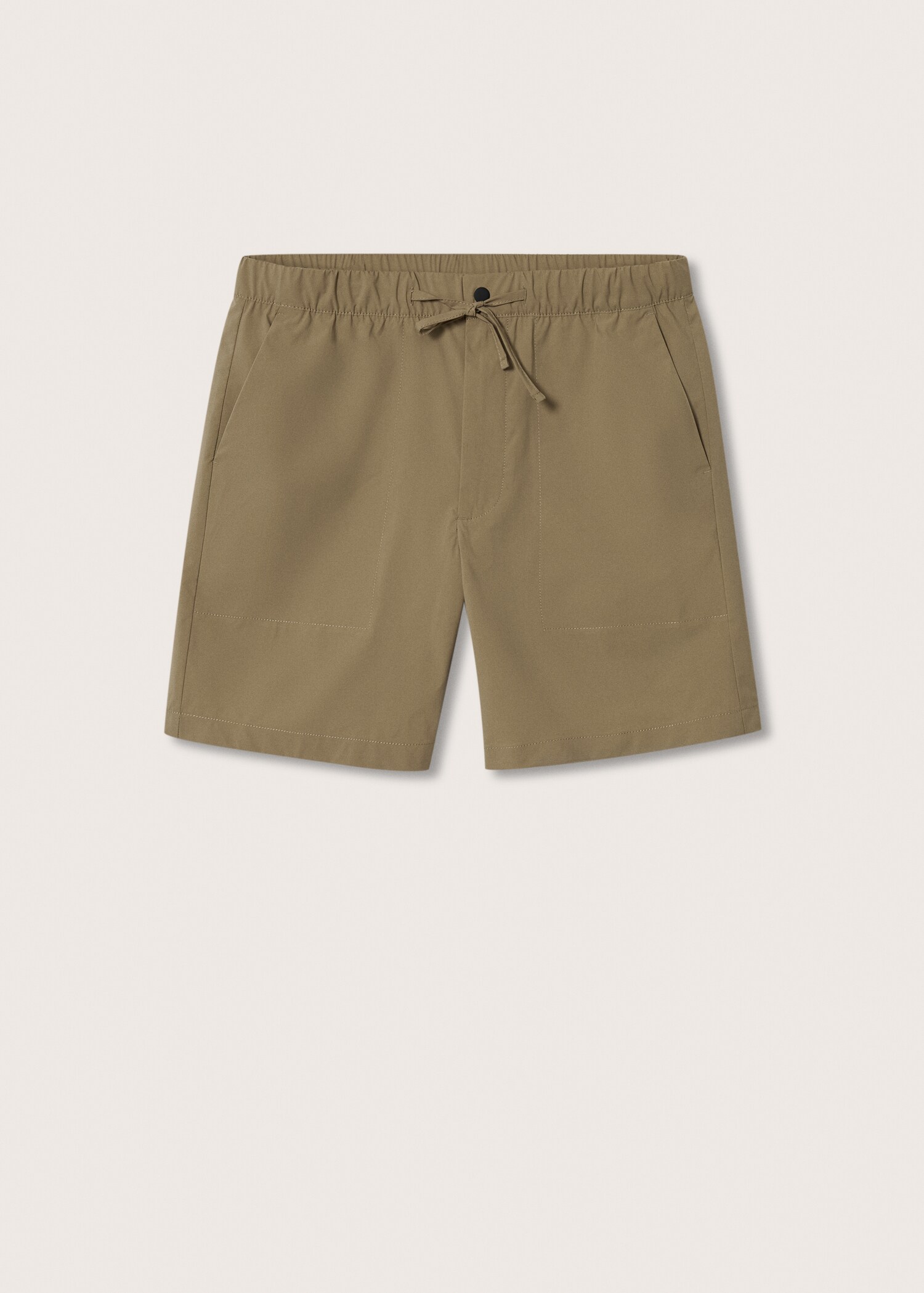 Elastic waist Bermuda shorts - Article without model