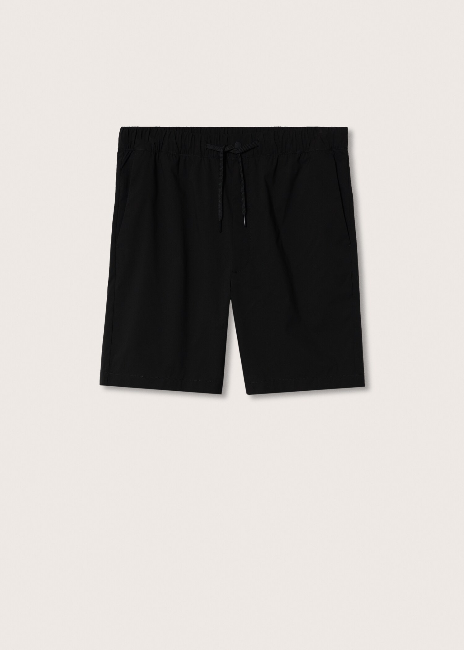 Elastic waist Bermuda shorts - Article without model