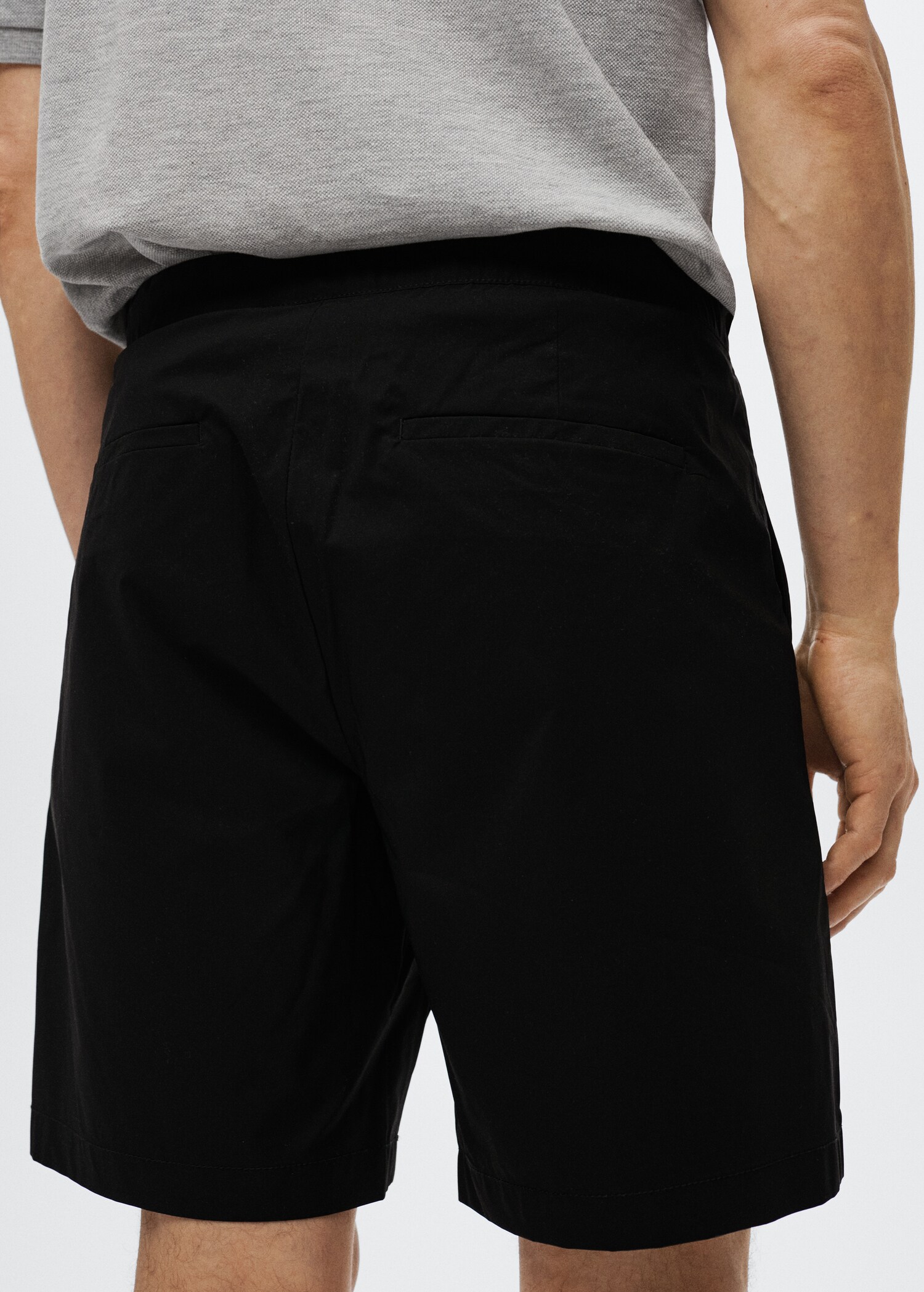 Elastic waist Bermuda shorts - Details of the article 2