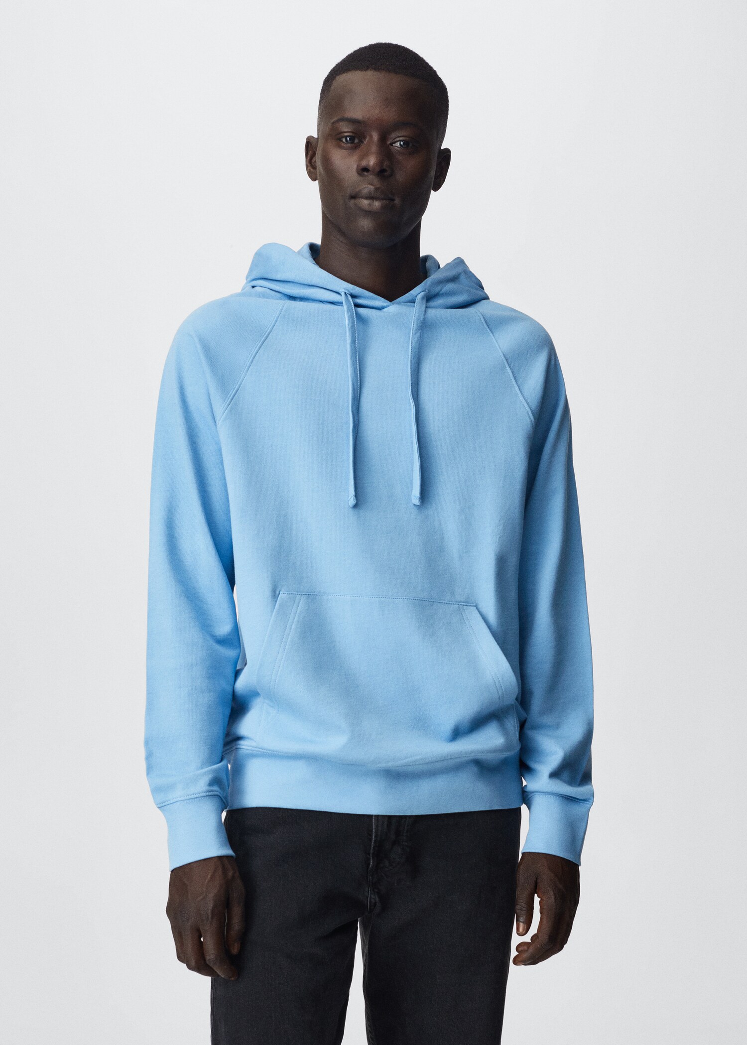 Kangaroo pocket hoodie - Medium plane