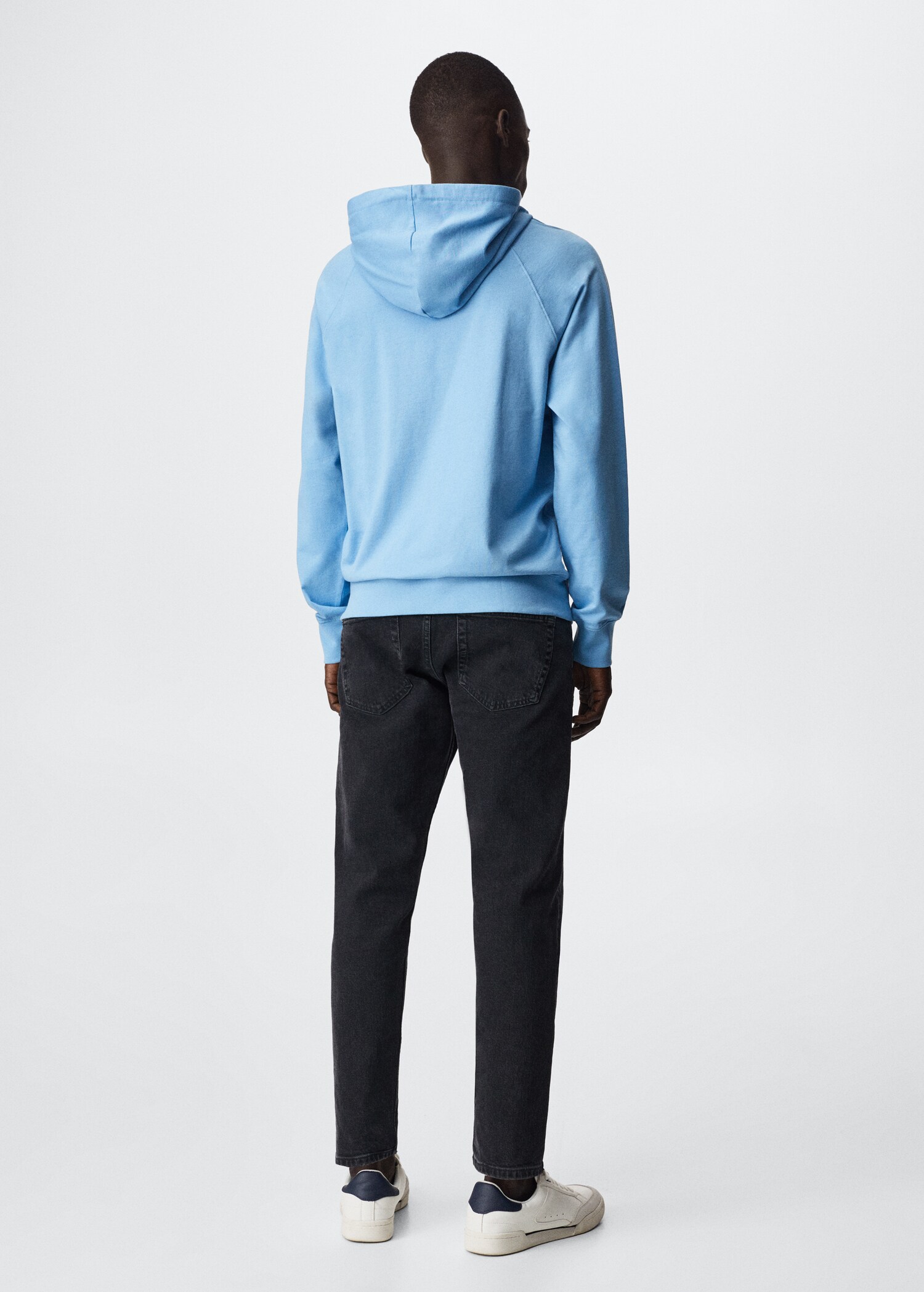 Kangaroo pocket hoodie - Reverse of the article