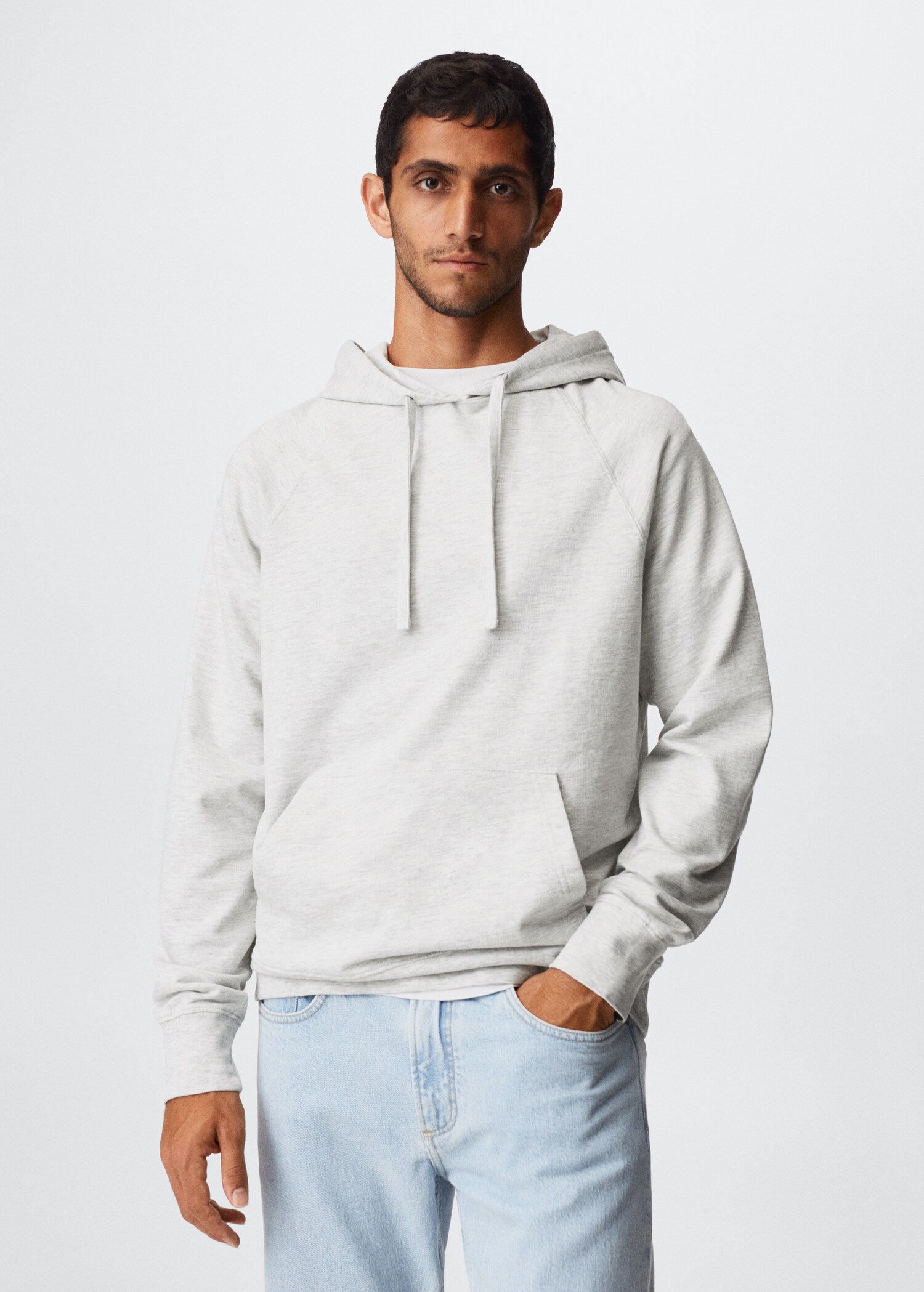 Kangaroo pocket hoodie - Medium plane