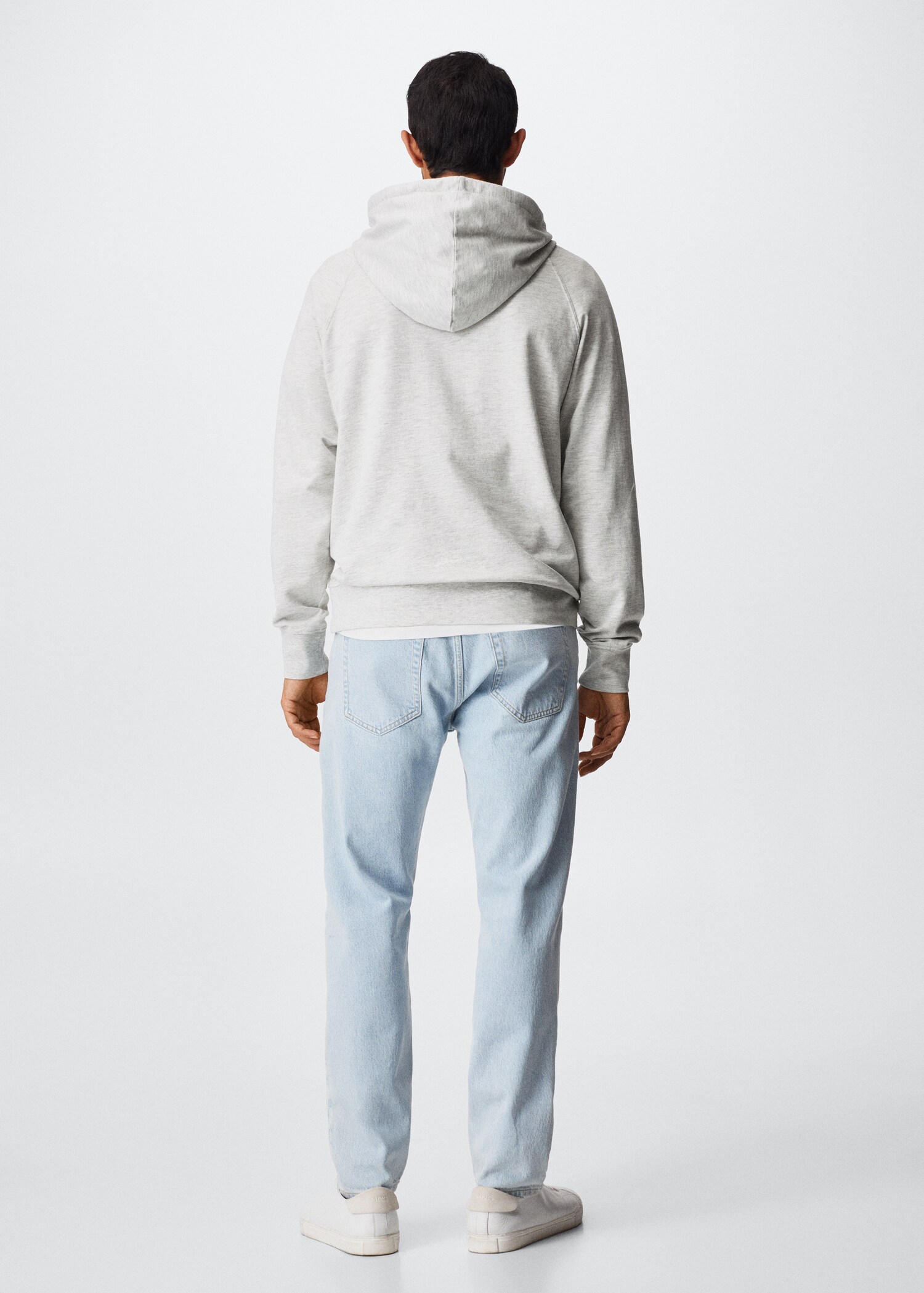 Kangaroo pocket hoodie - Reverse of the article