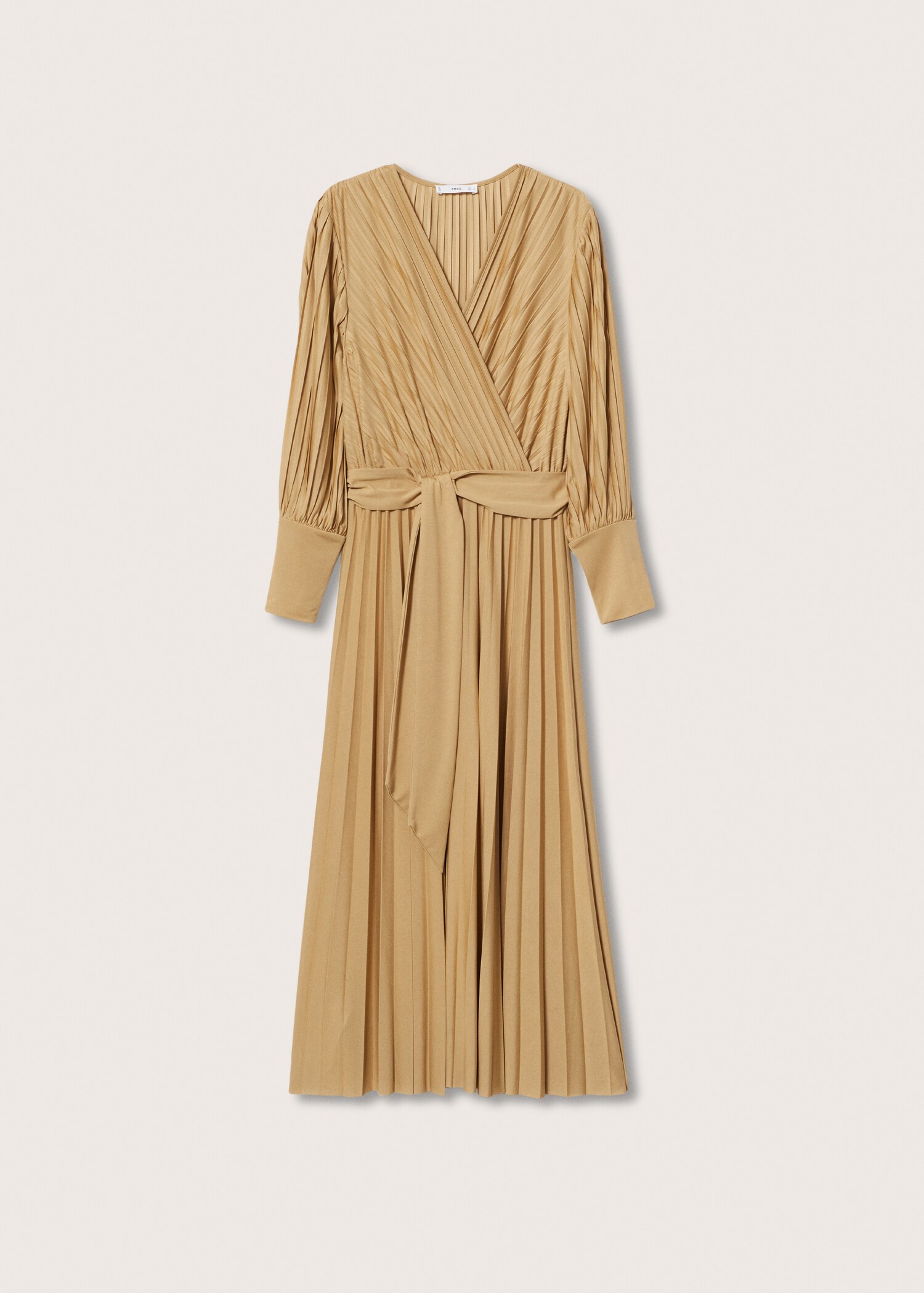 Belt pleated dress - Article without model