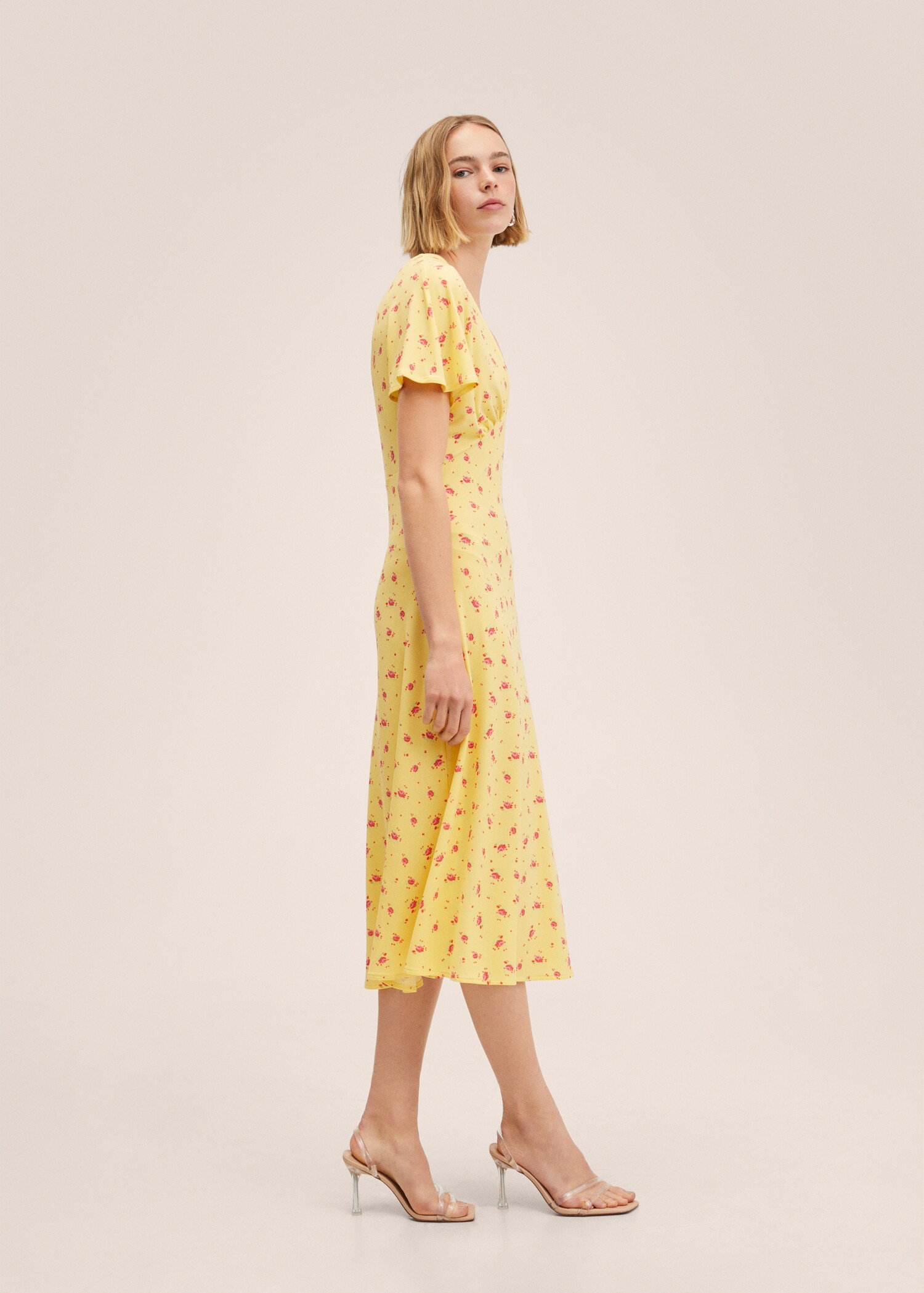 Vestido estampado midi - Detalle del artículo 2