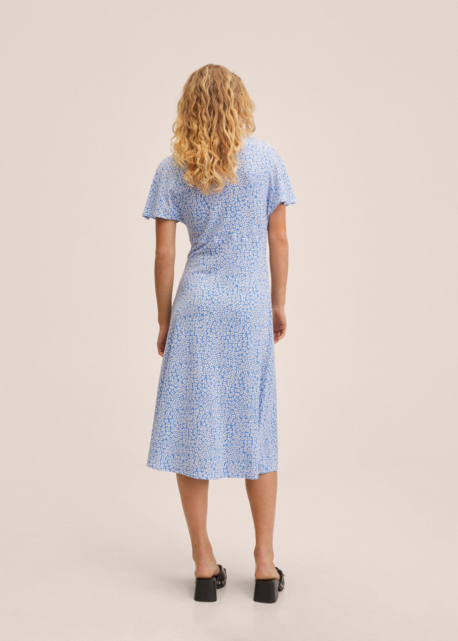 Vestido estampado midi - Reverso del artículo