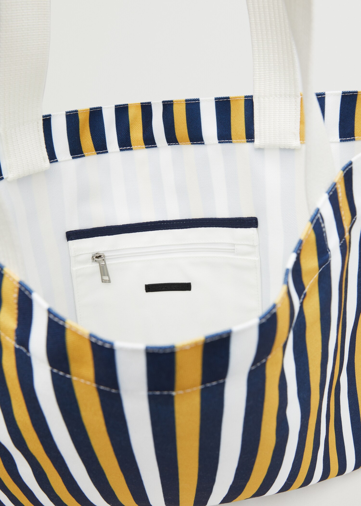 Pruhovaná kabelka shopper - Detail zboží 2