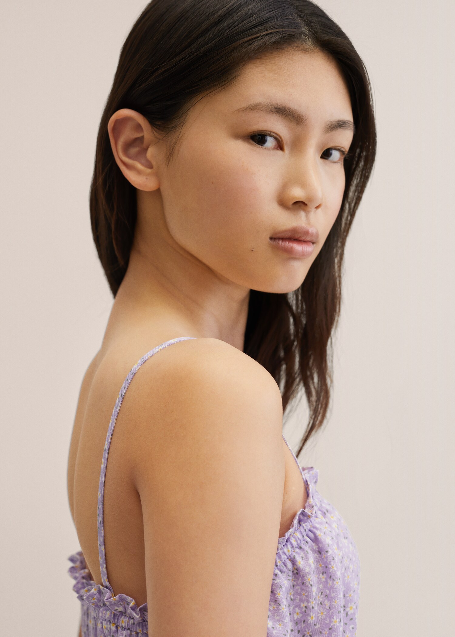 Floral crop top - Details of the article 1