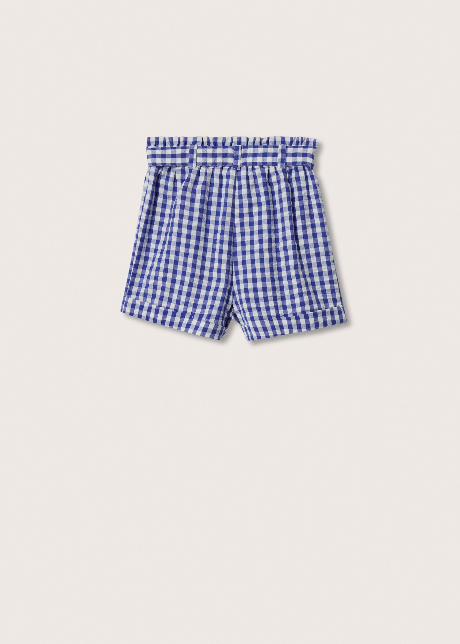 Shorts mit Vichy-Karomuster - Rückseite des Artikels