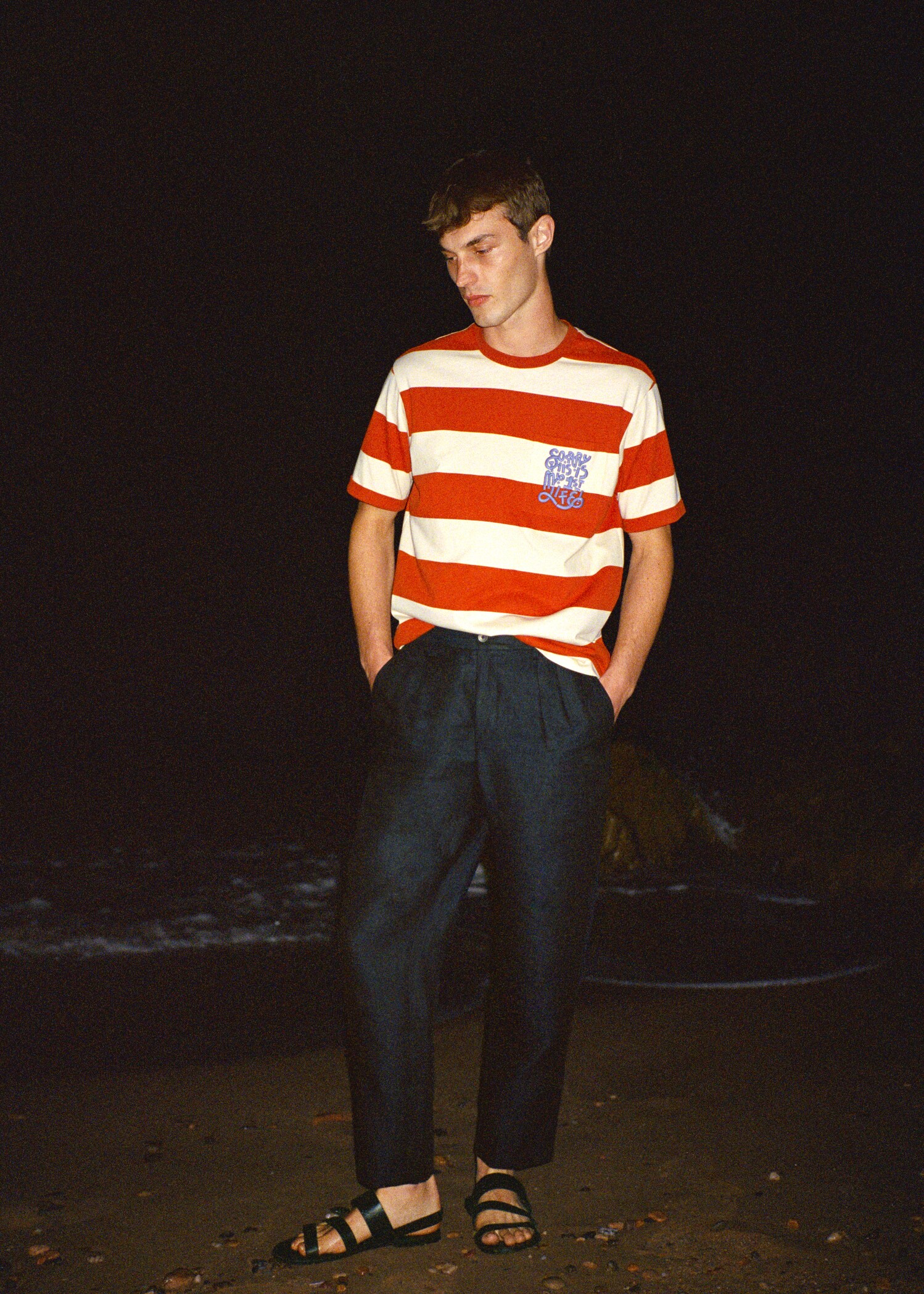 Striped cotton T-shirt - Details of the article 5