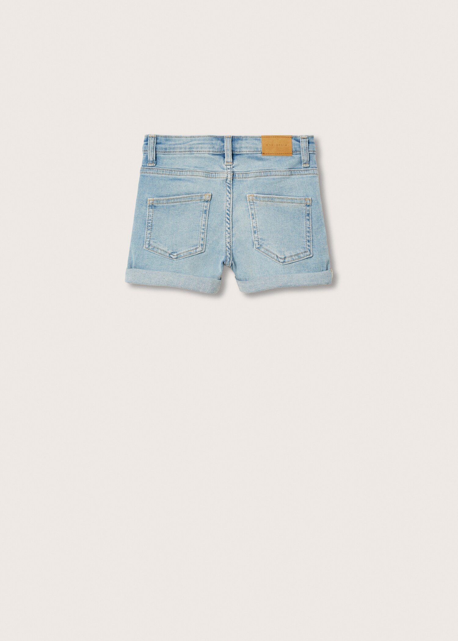 Denim shorts - Reverse of the article