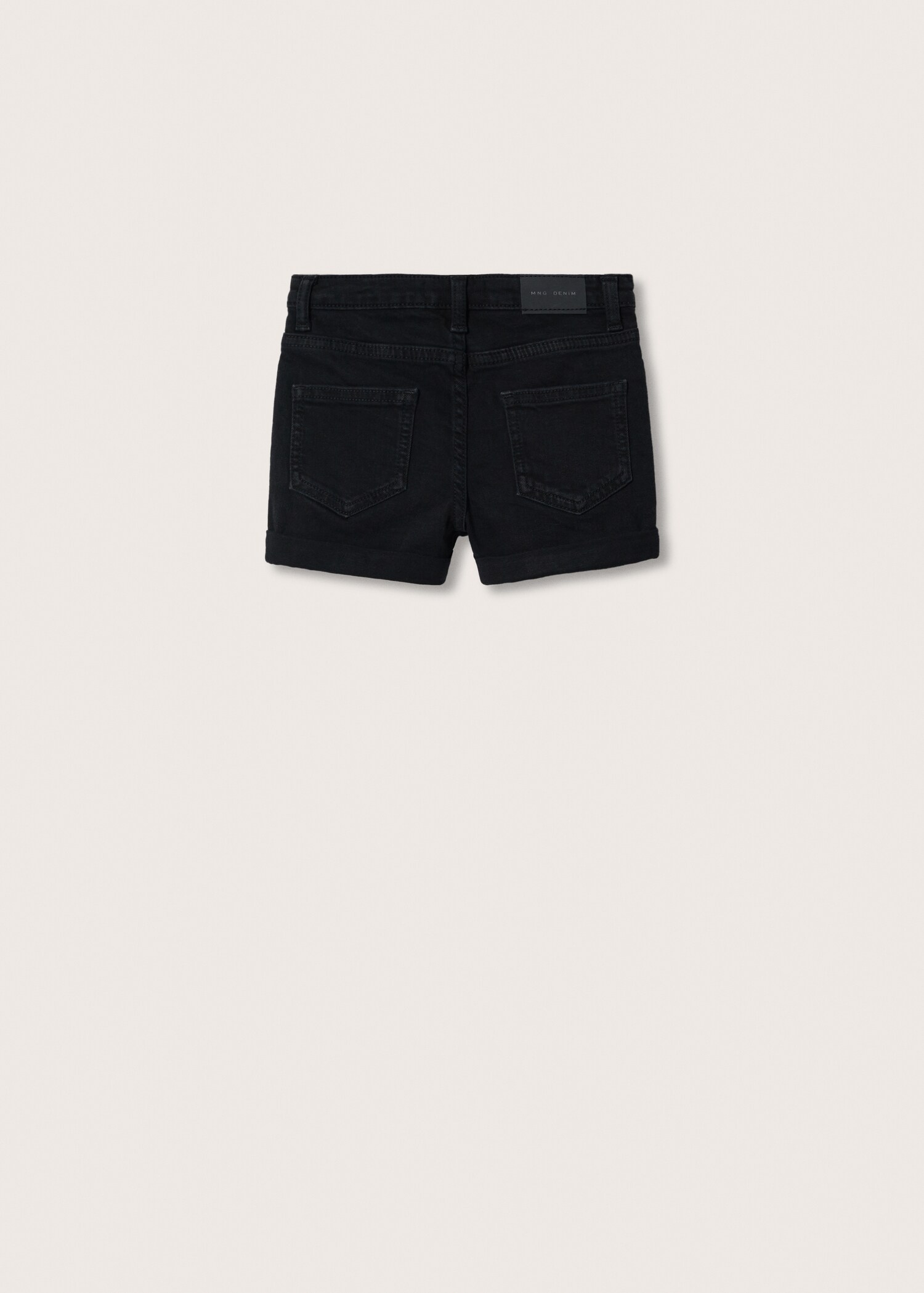 Denim shorts - Reverse of the article