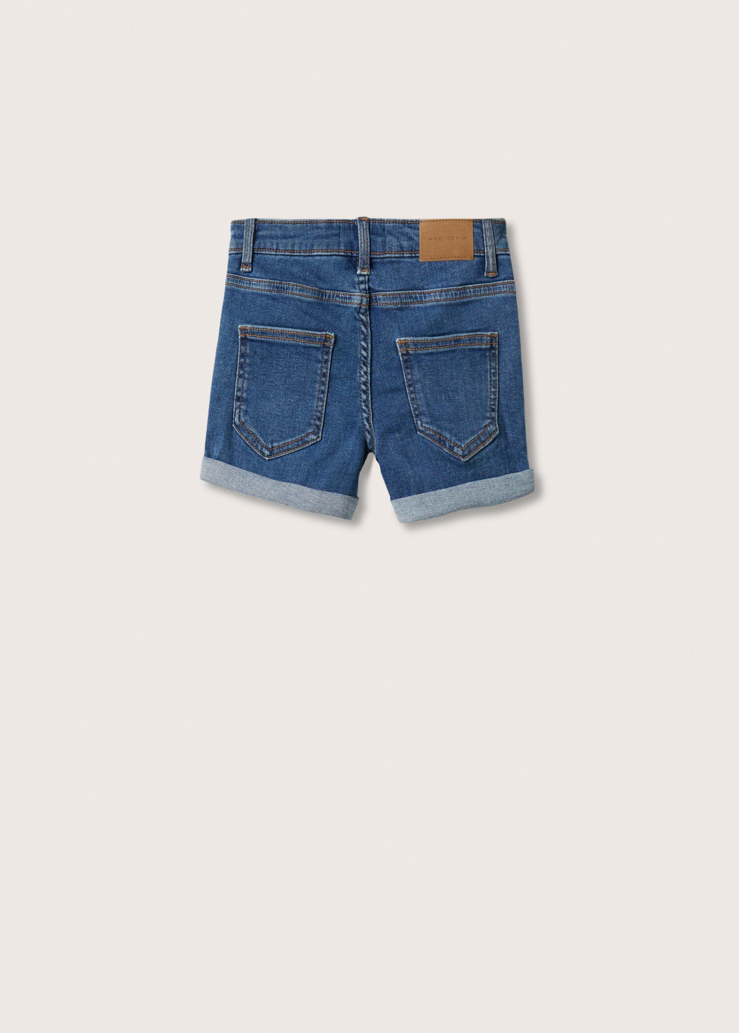 Denim shorts - Reverse of the article