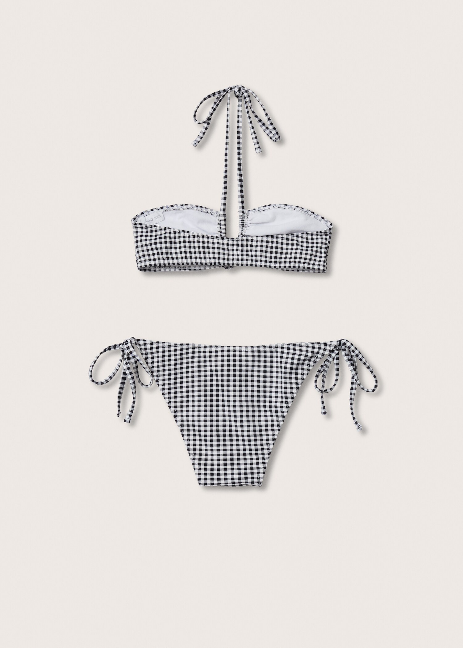 Gingham bikini - Reverse of the article
