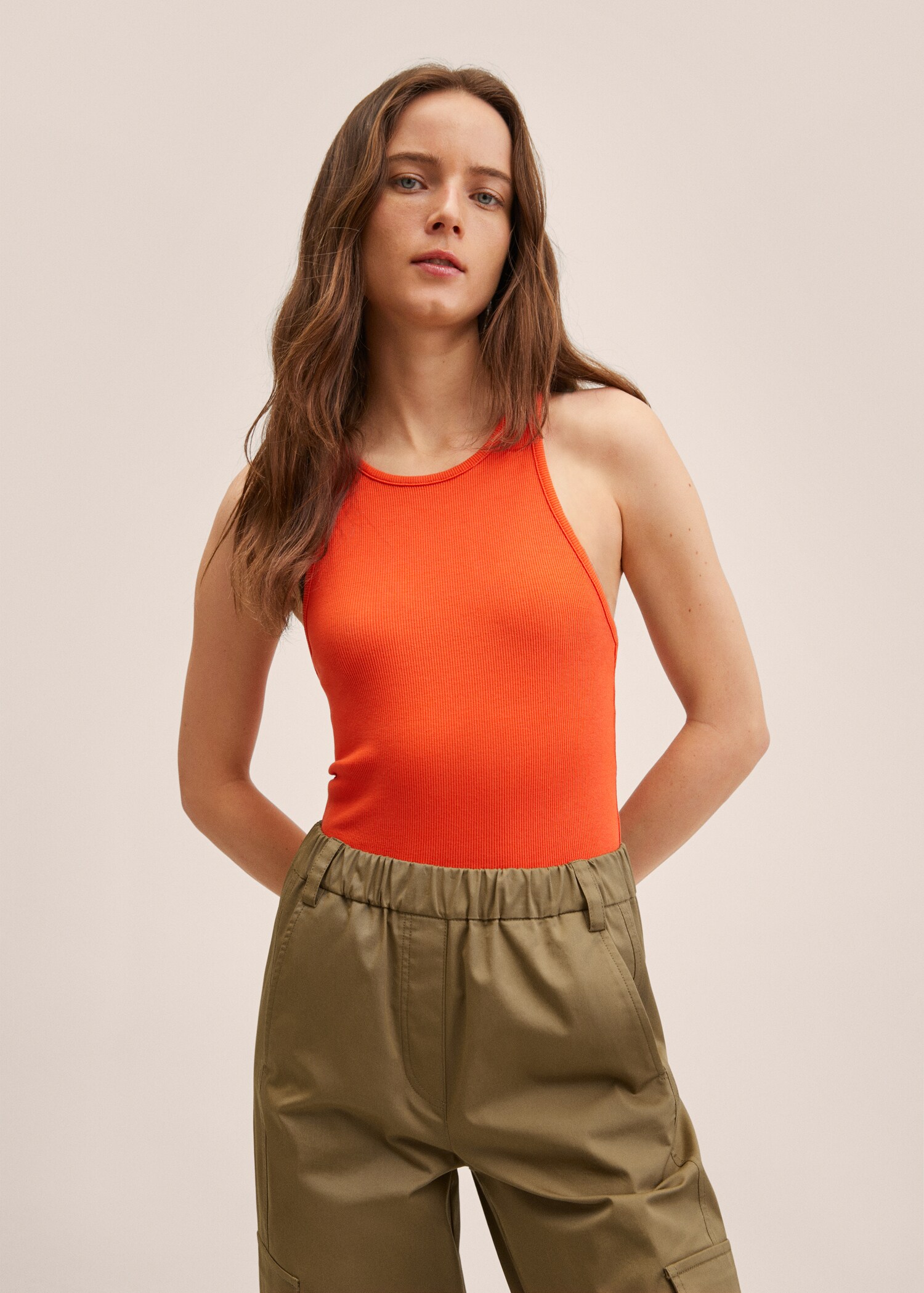 Cotton cargo trousers - Details of the article 1
