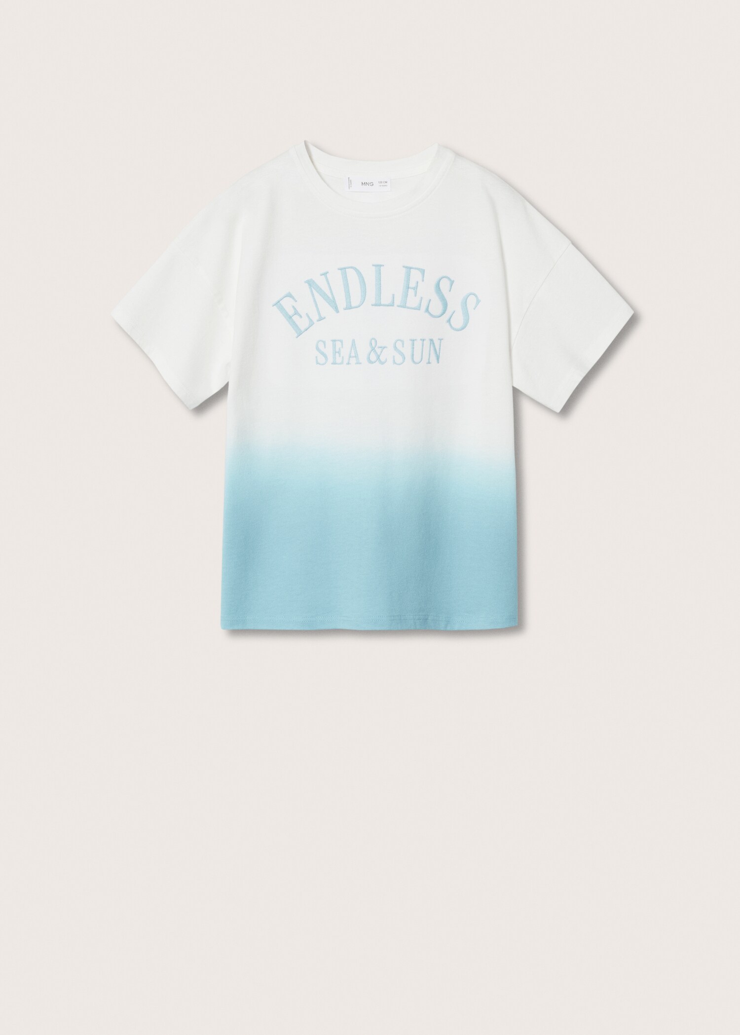 Tričko tie-dye s nápisem - Zboží bez modelu