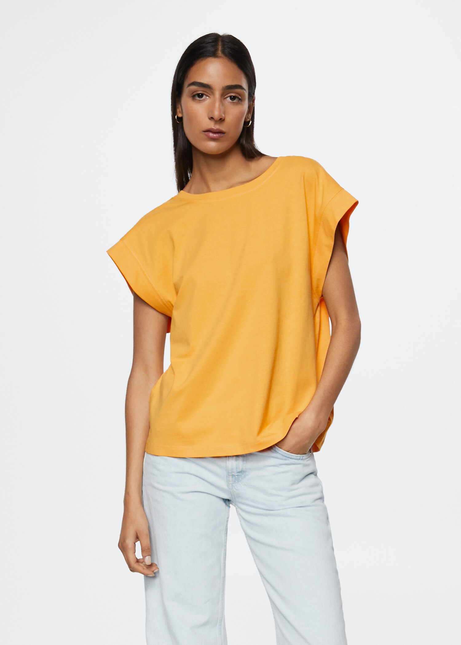 100% cotton T-shirt - Medium plane