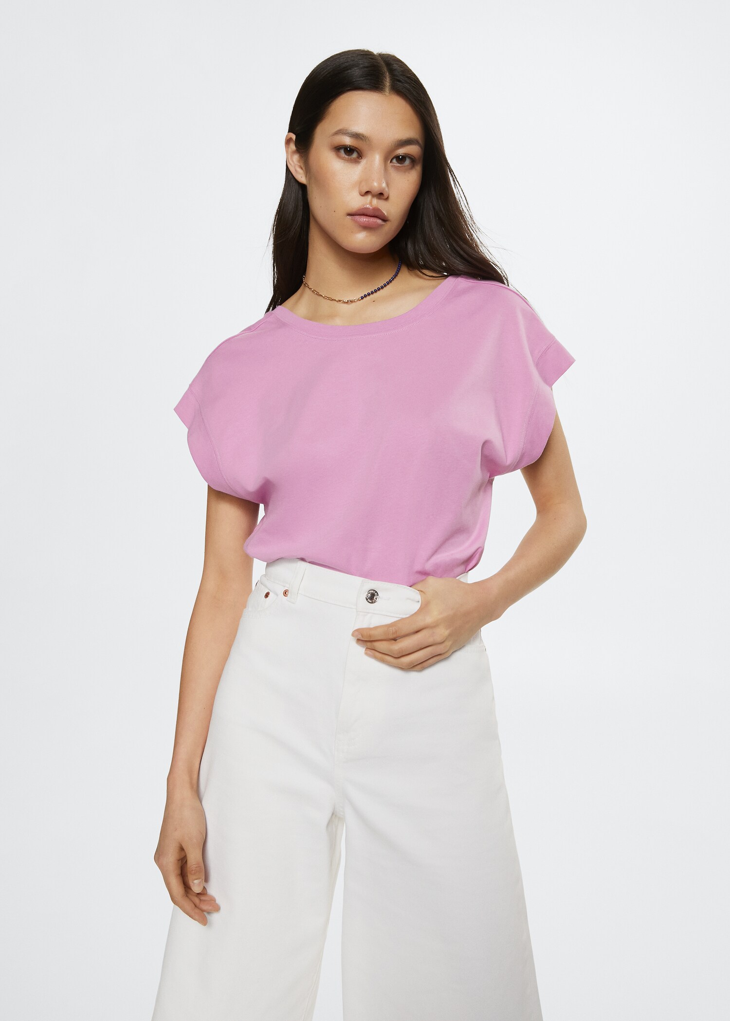 100% cotton T-shirt - Medium plane