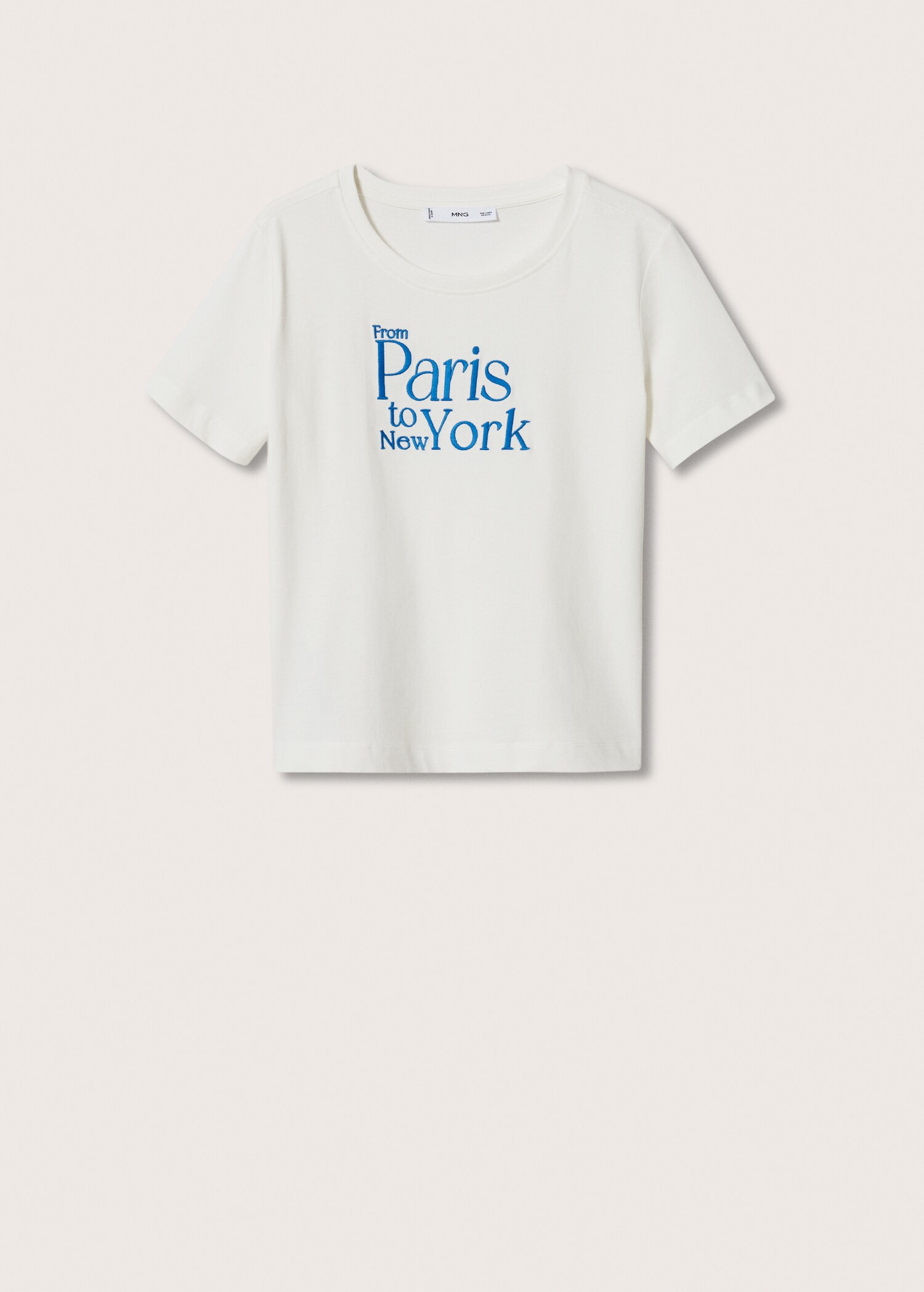Camiseta algodón mensaje - Artículo sin modelo