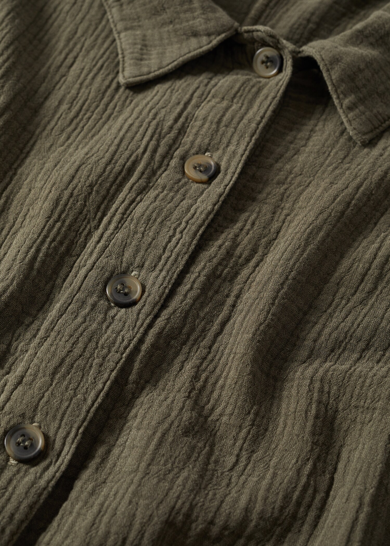 Cotton cheesecloth jumpsuit - Details of the article 8