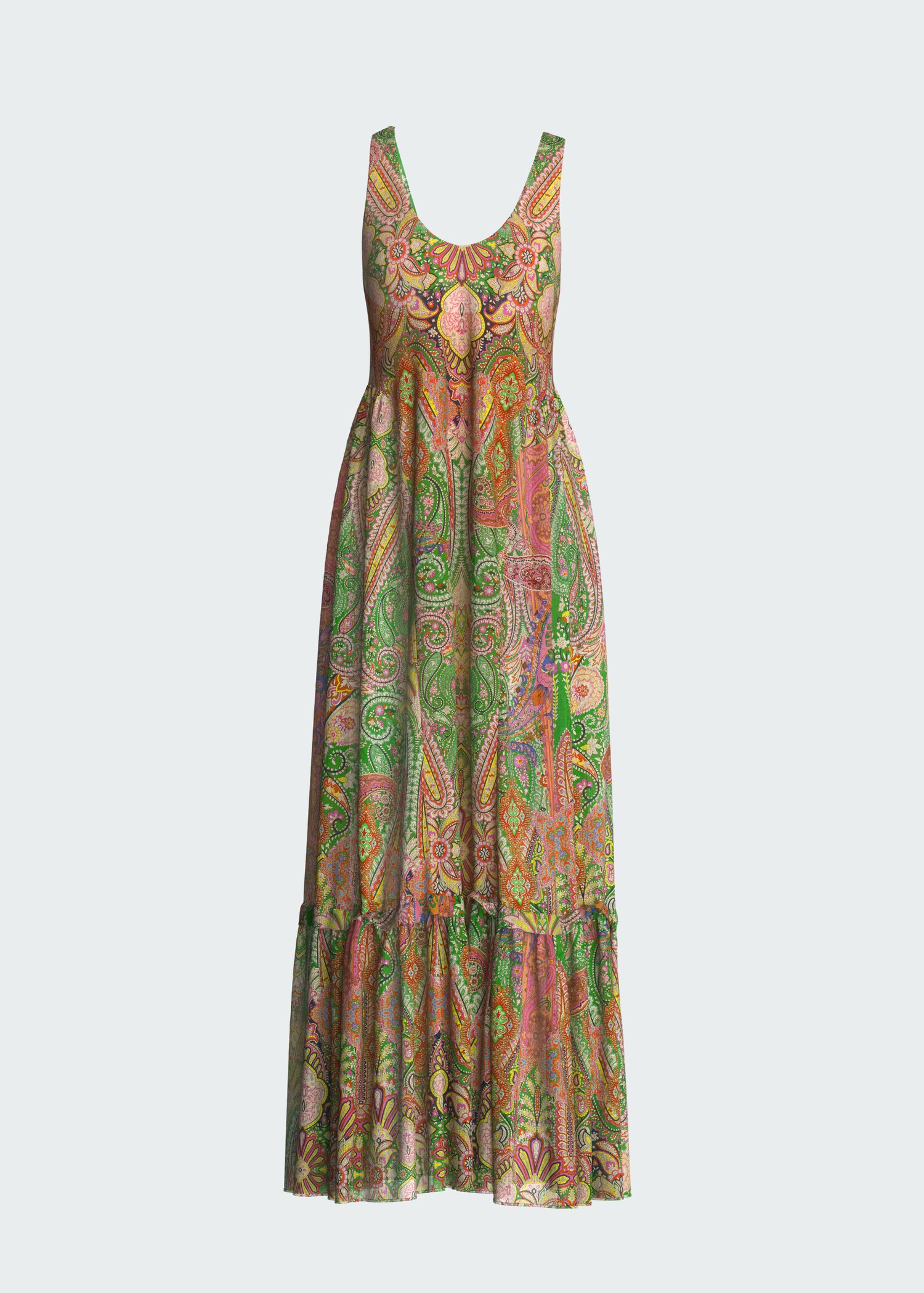 Paisley chiffon dress - Article without model
