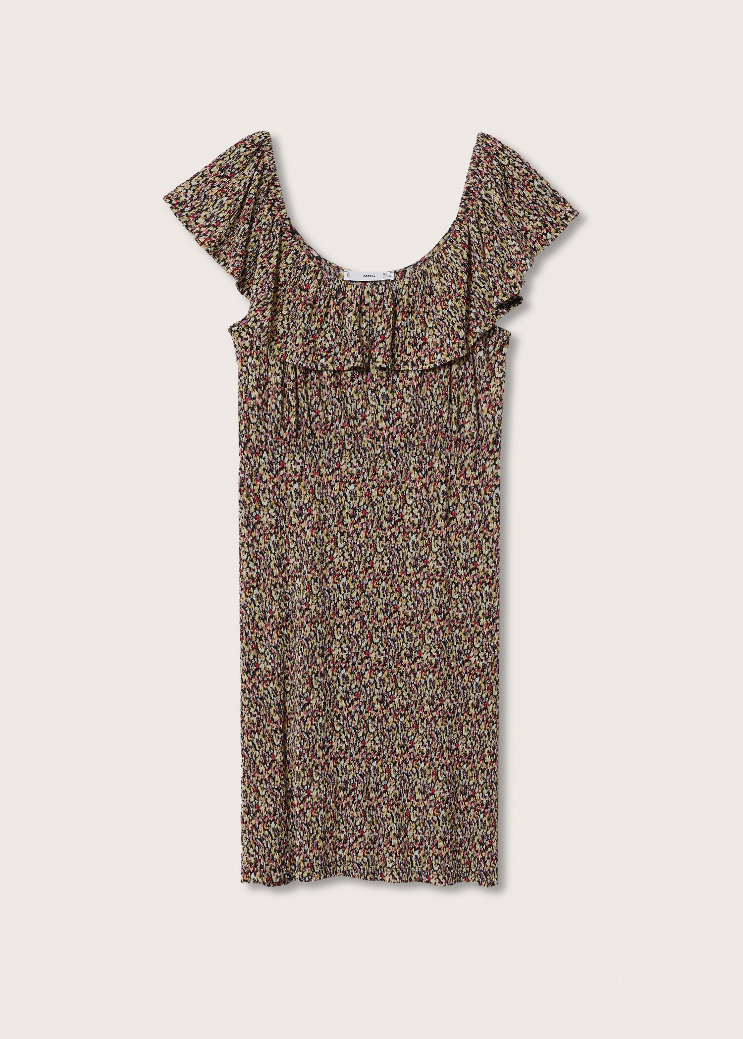 Textured printed dress - Article without model