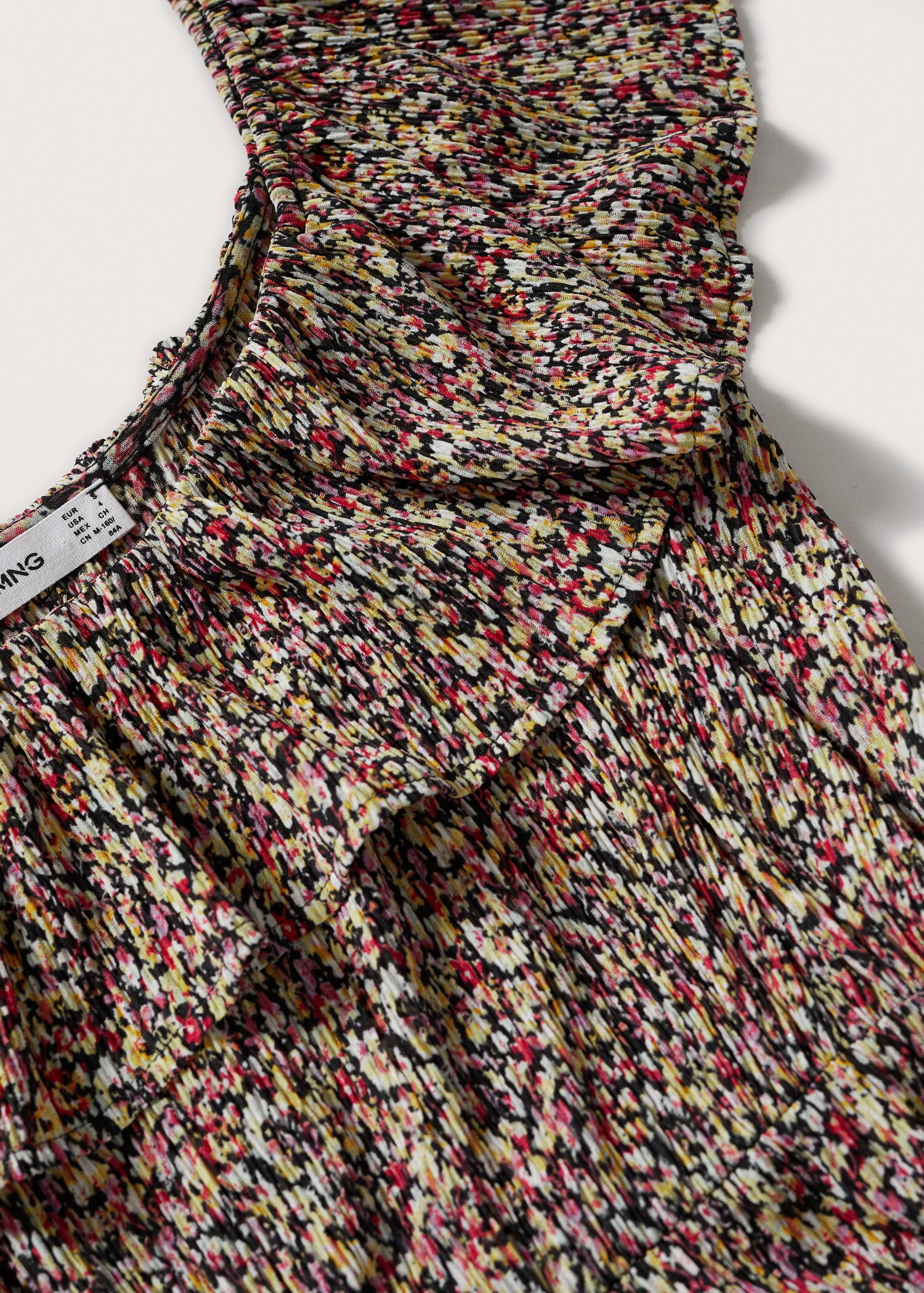Textured printed dress - Details of the article 8