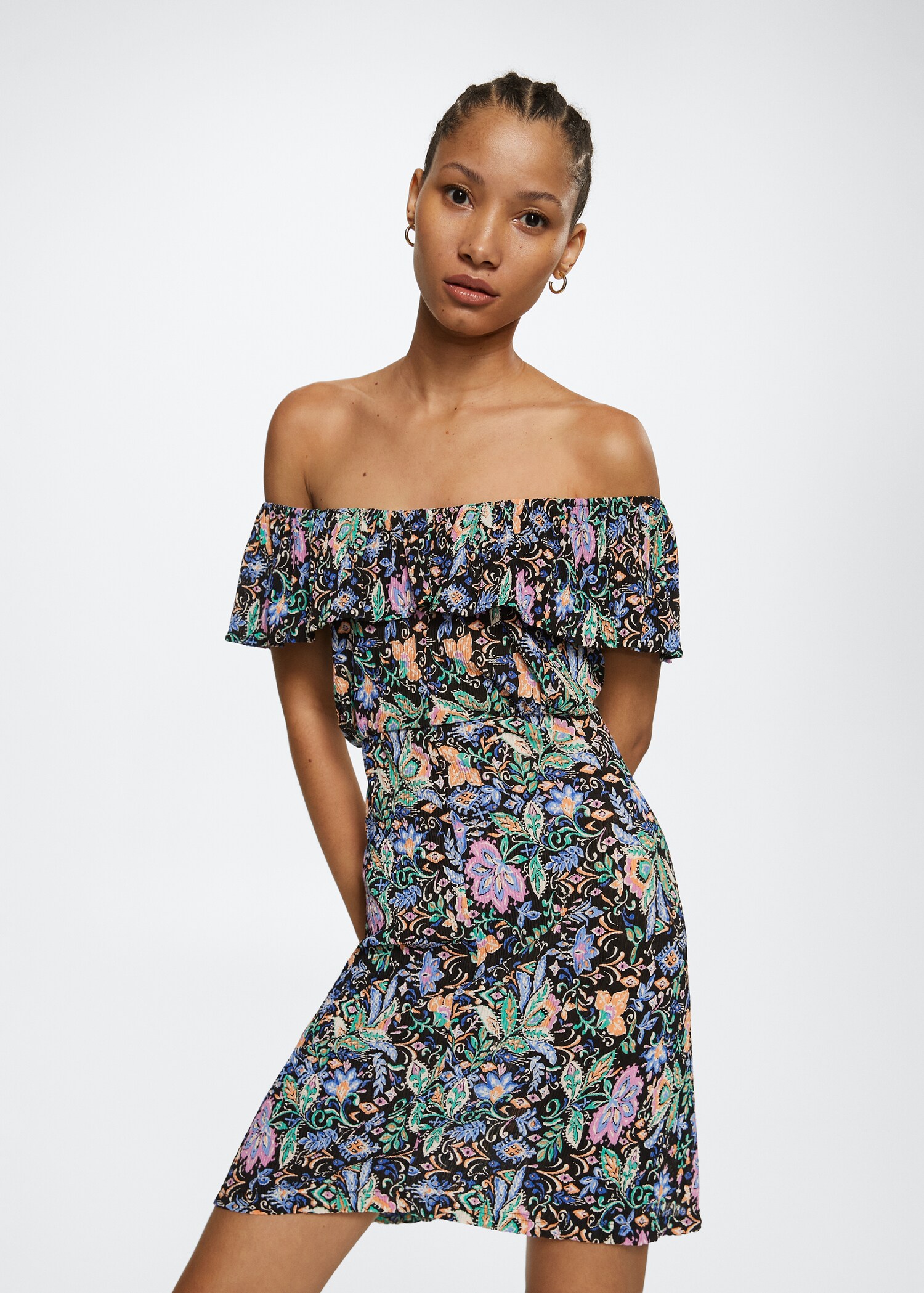 Vestit estampat textura - Pla mig