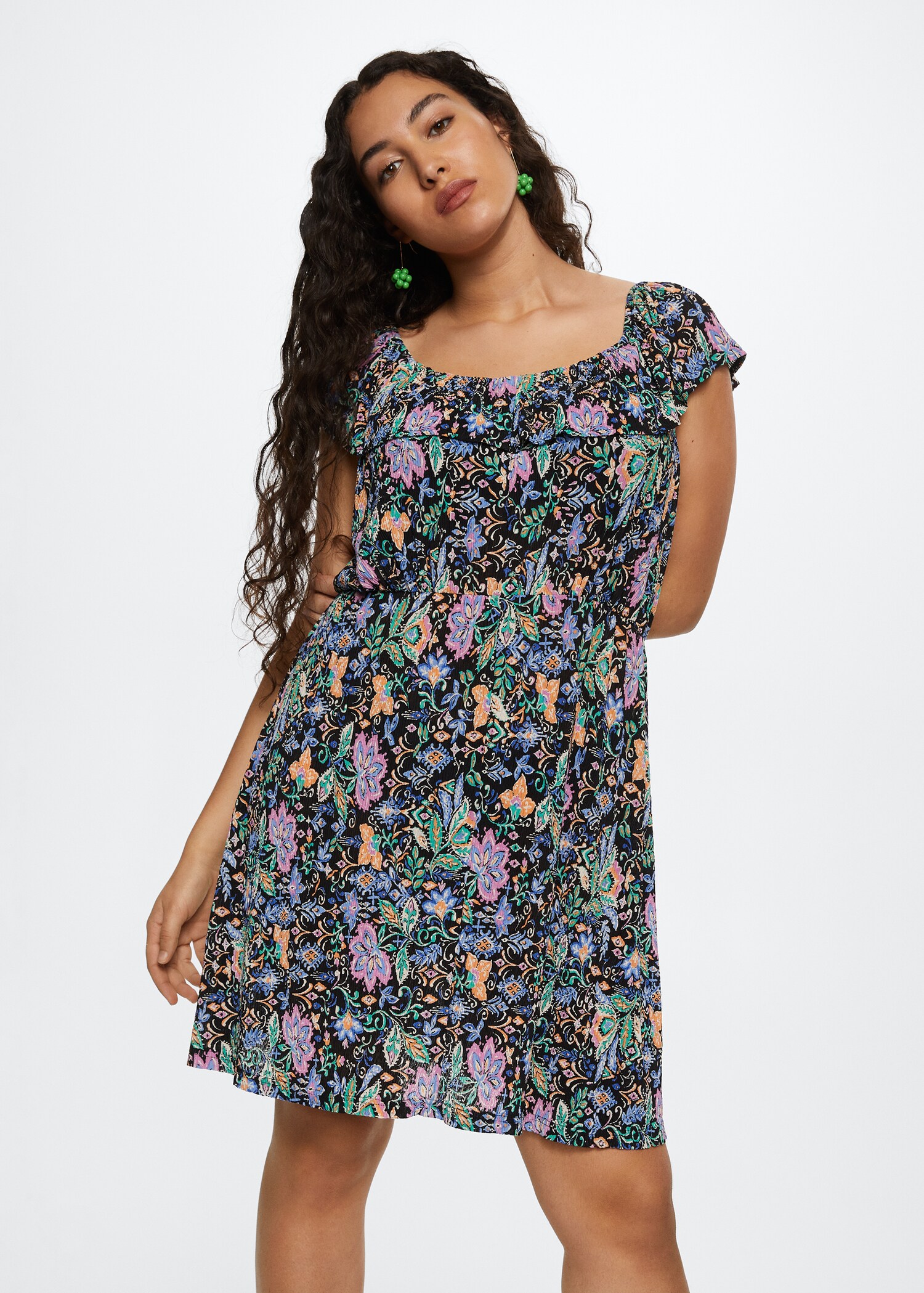 Vestit estampat textura - Detall de l'article 4