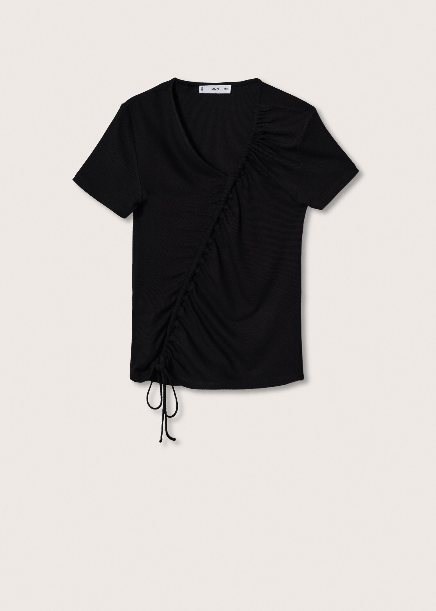 Ruched detail T-shirt - Article without model