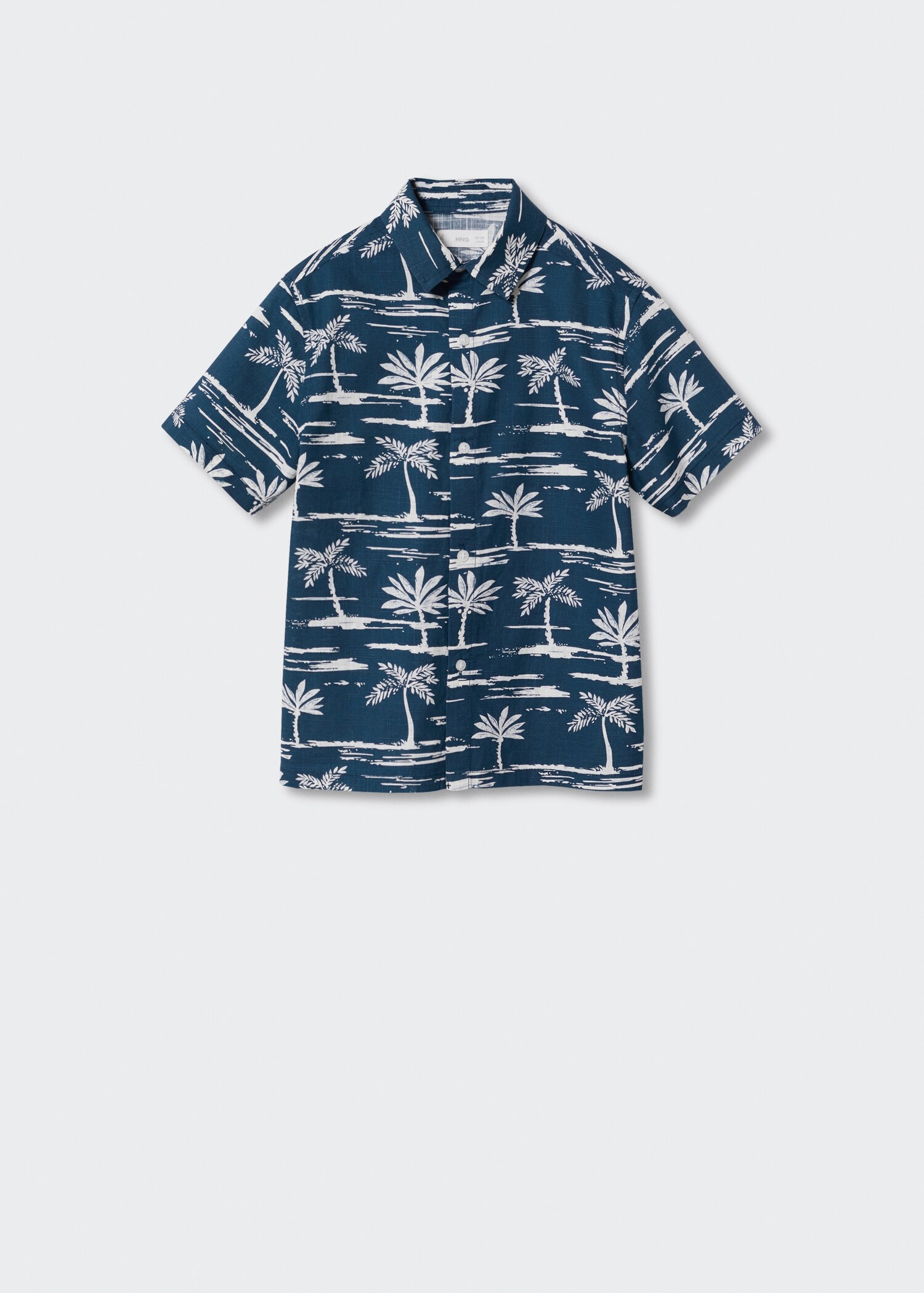 Camicia stampa tropicale - Articolo senza modello