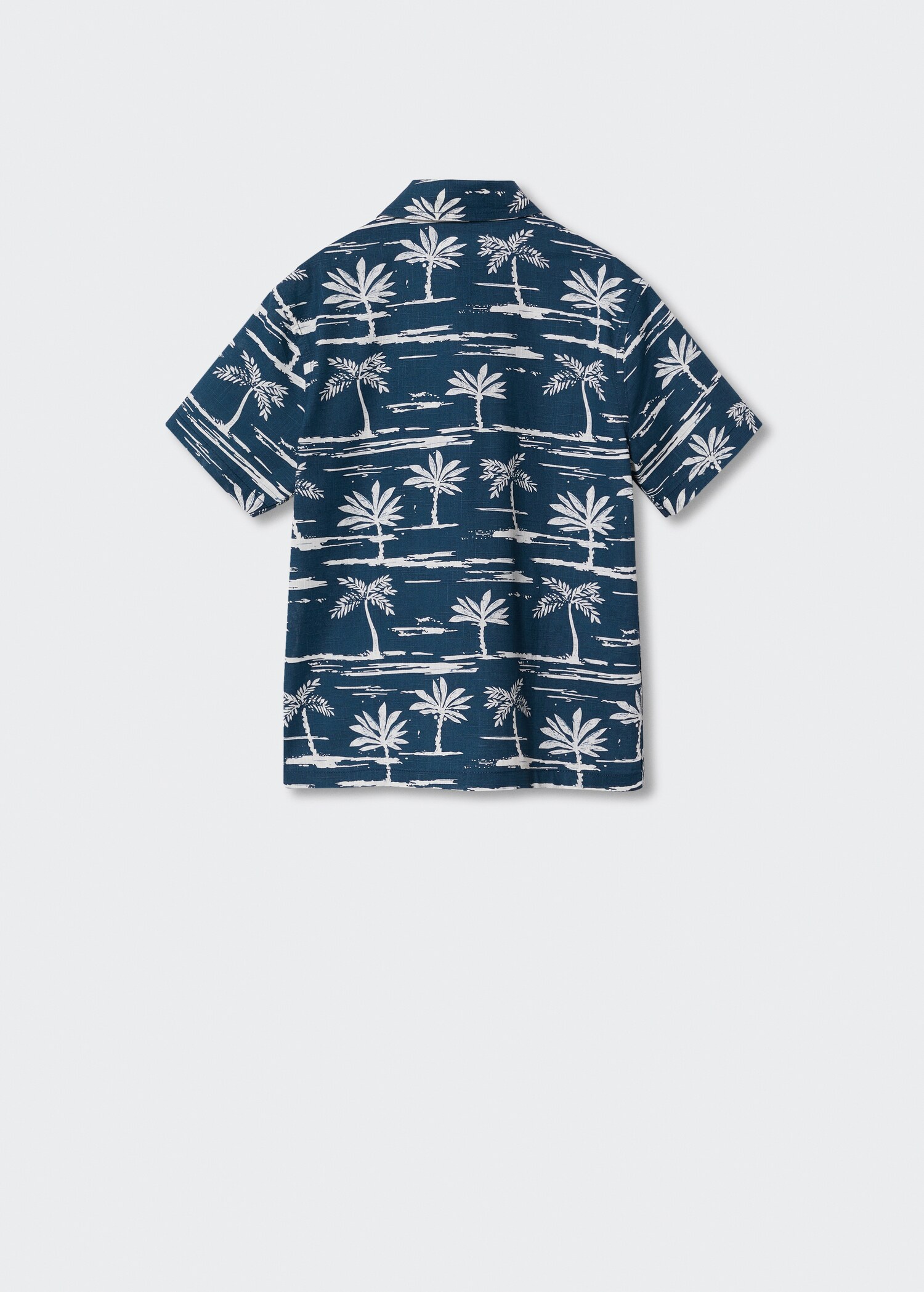 Camicia stampa tropicale - Retro dell'articolo