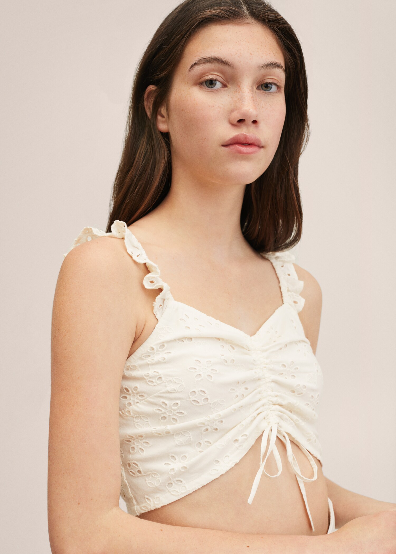Floral embroidered top - Details of the article 3
