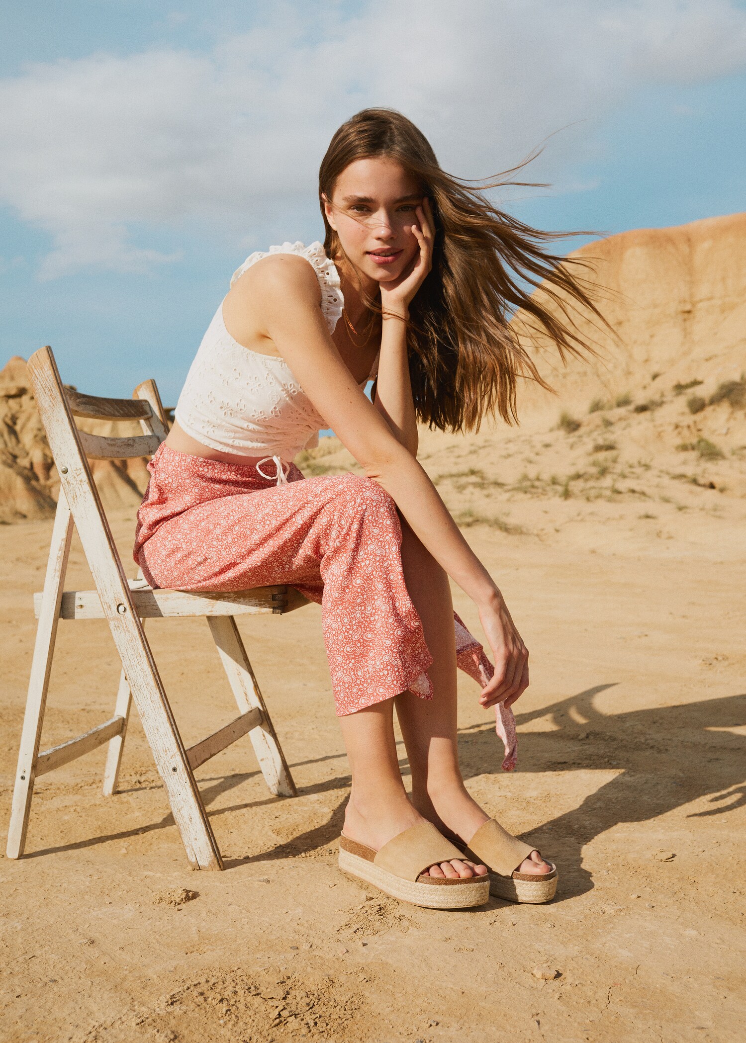 Floral embroidered top - Details of the article 5