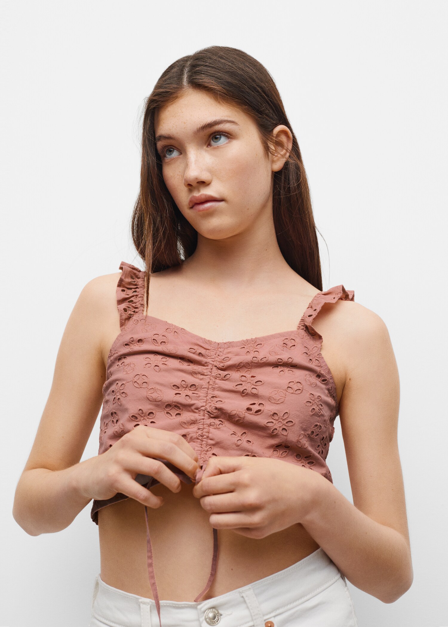 Floral embroidered top - Details of the article 2