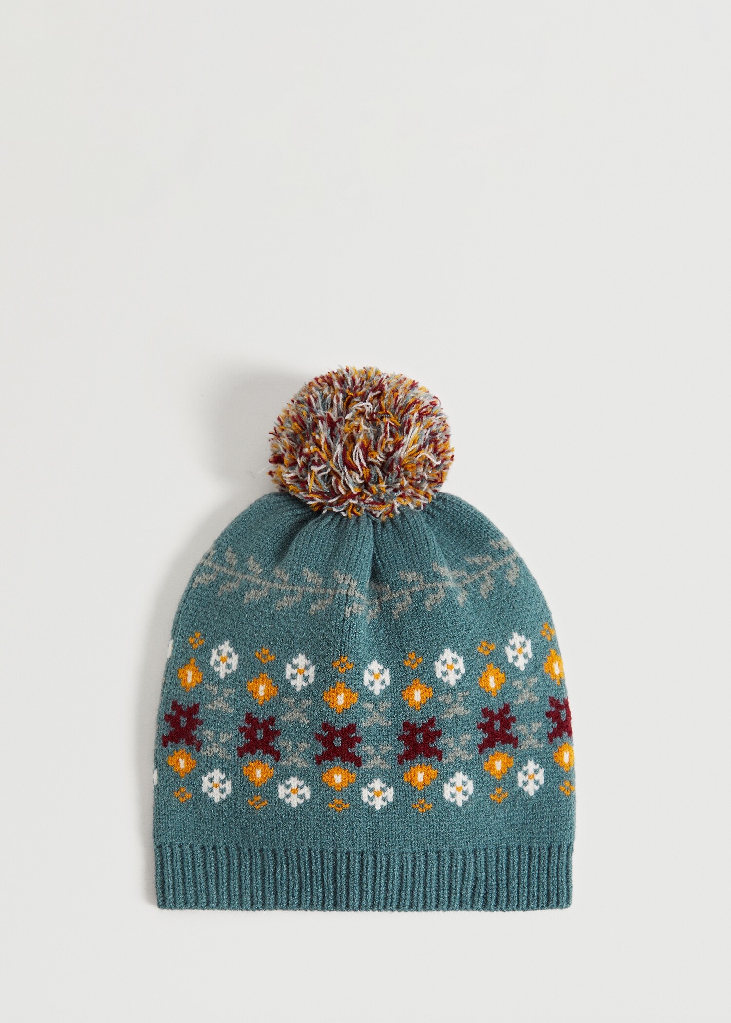 Gorro jacquard pompón - Artículo sin modelo