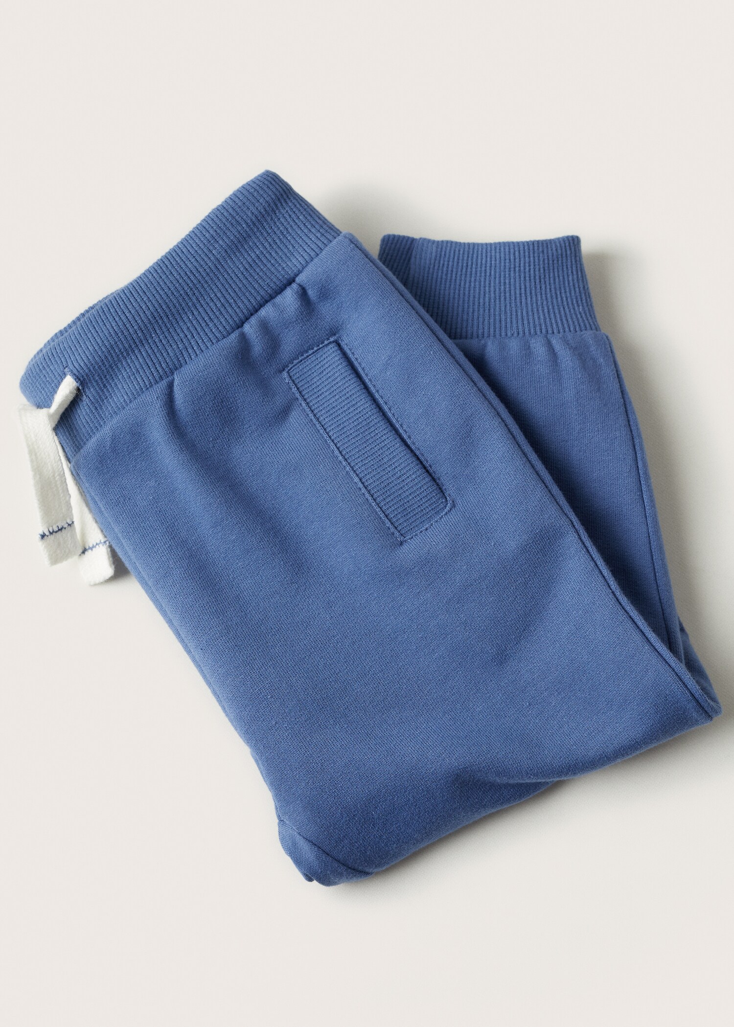 Cotton jogger-style trousers - Details of the article 8