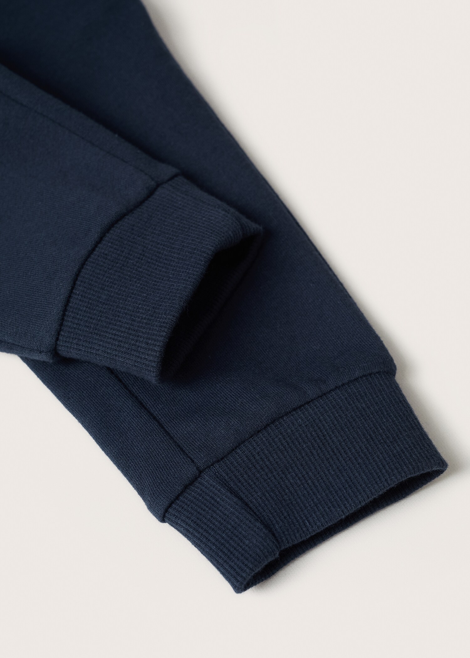 Cotton jogger-style trousers - Details of the article 8