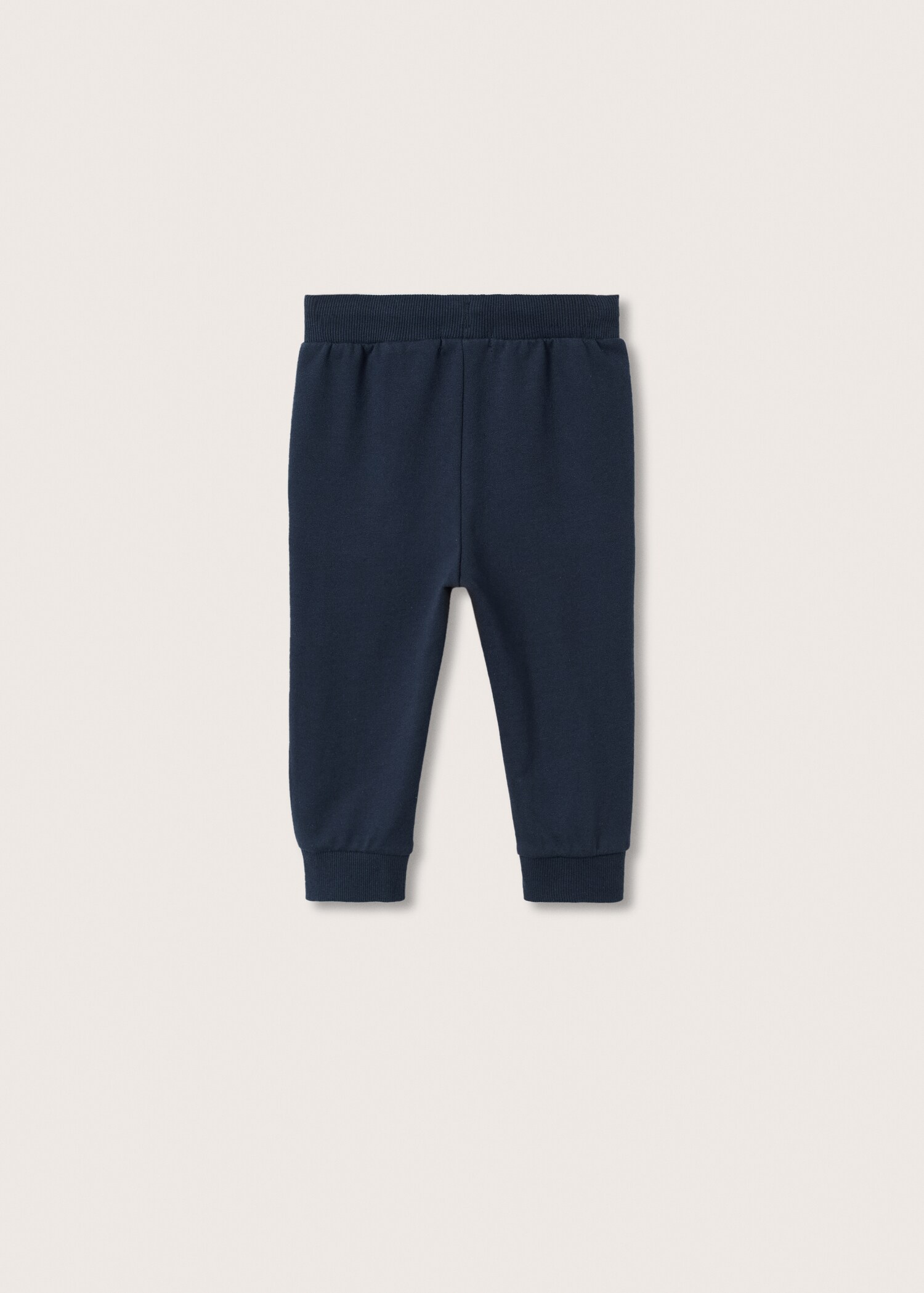 Cotton jogger-style trousers - Reverse of the article