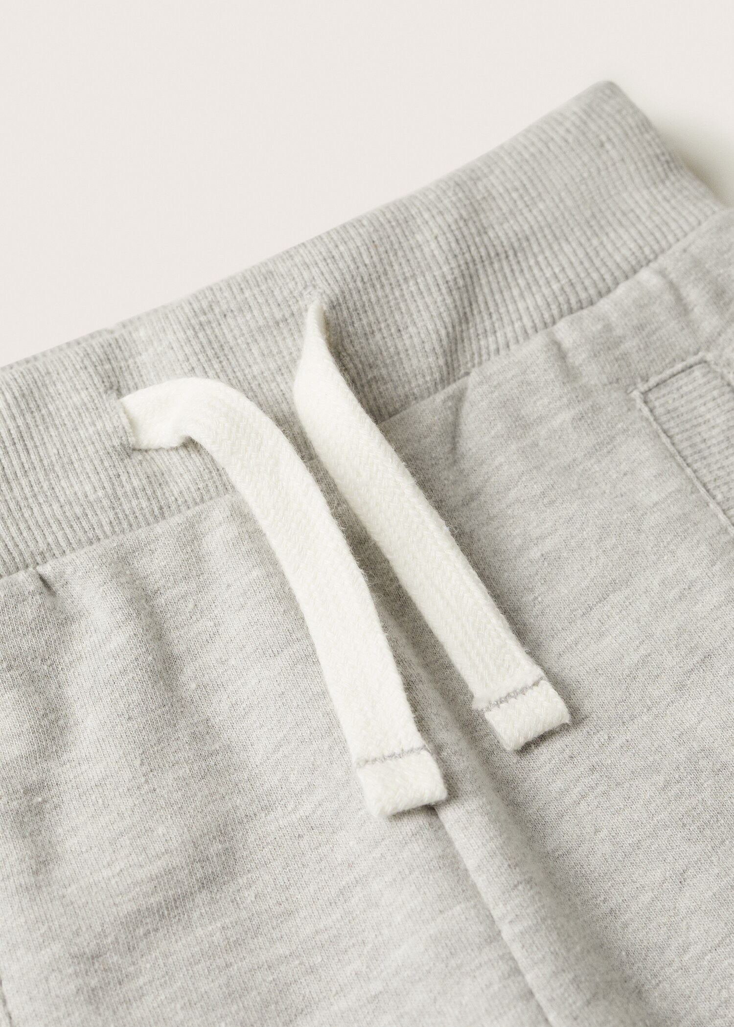 Cotton jogger-style trousers - Details of the article 8