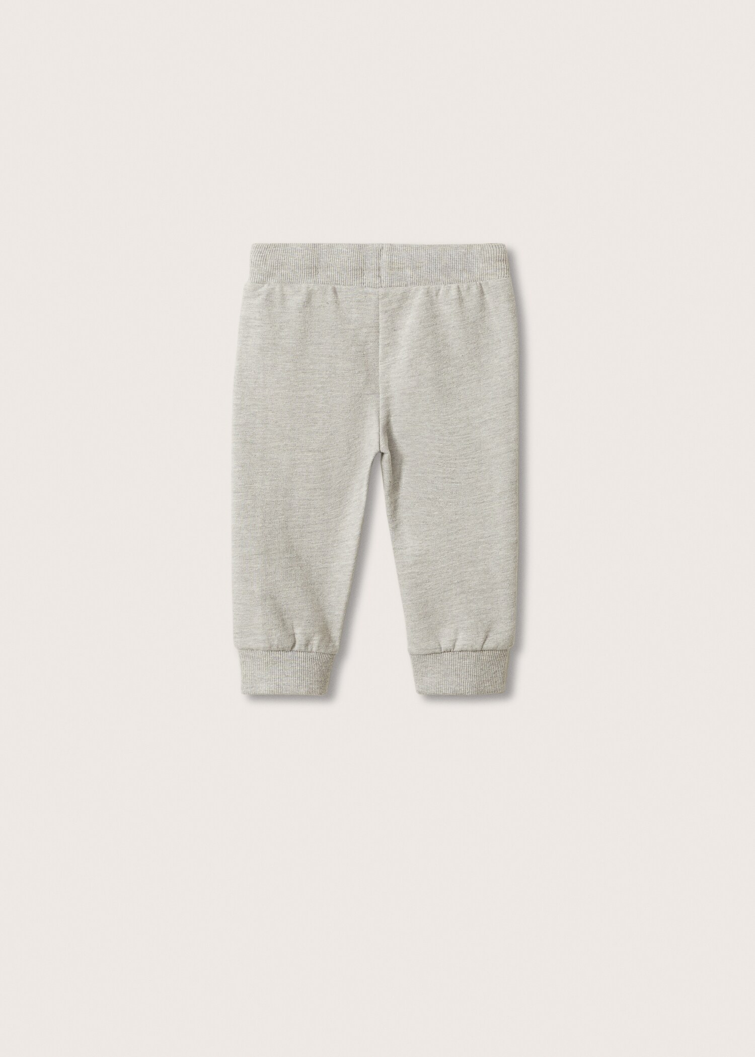 Cotton jogger-style trousers - Reverse of the article