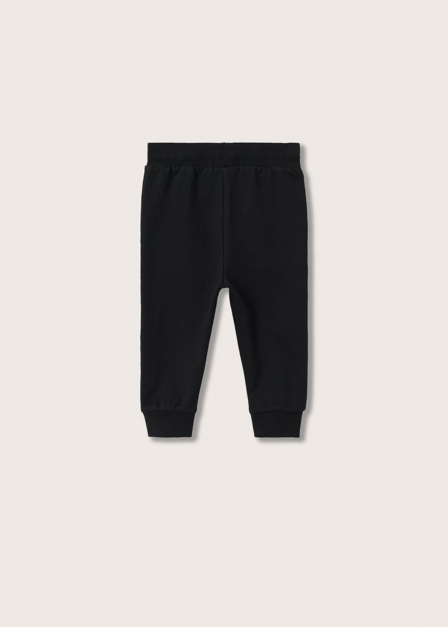 Cotton jogger-style trousers - Reverse of the article